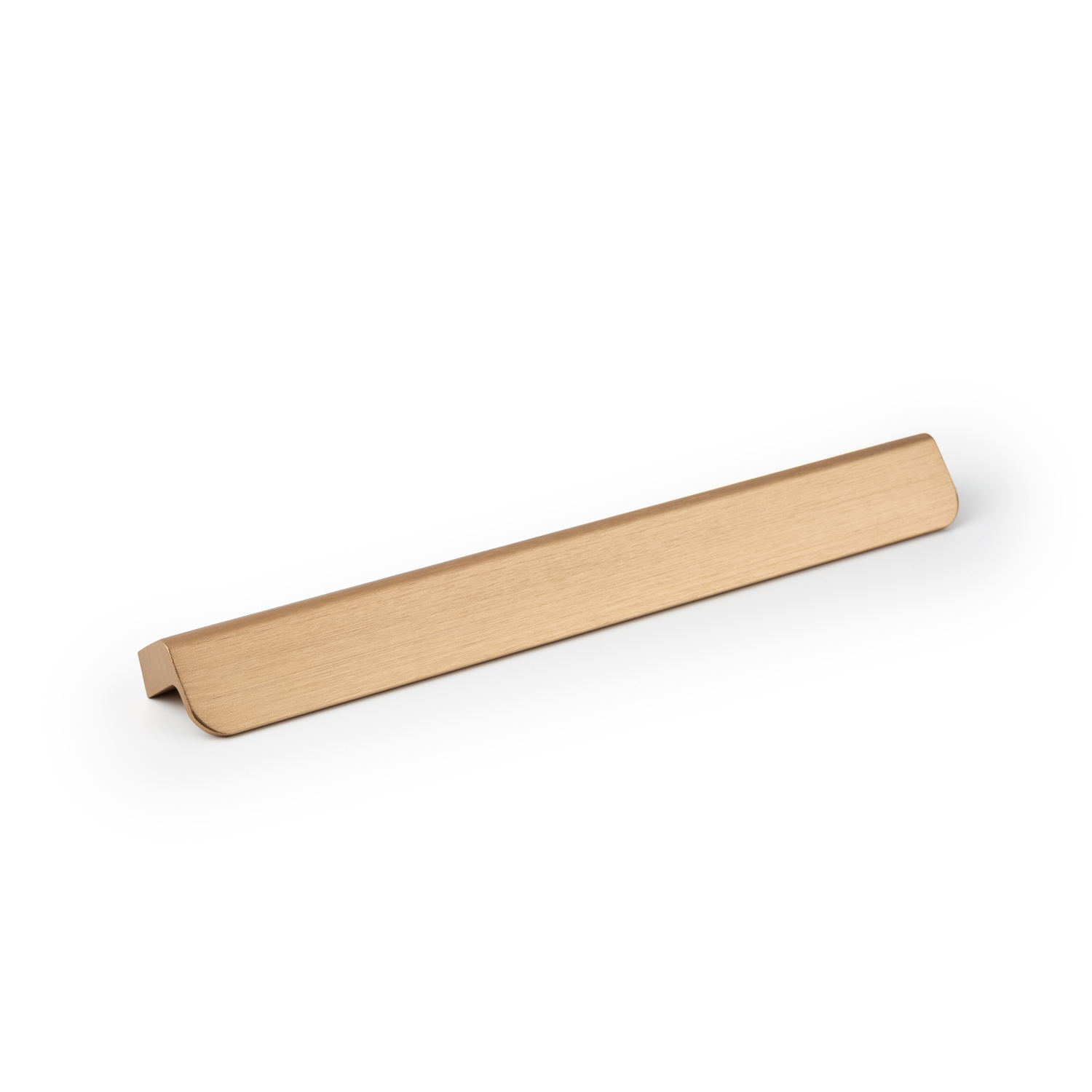 Greep FLAPP BA128-160 L200 aluminium geborsteld messing cava