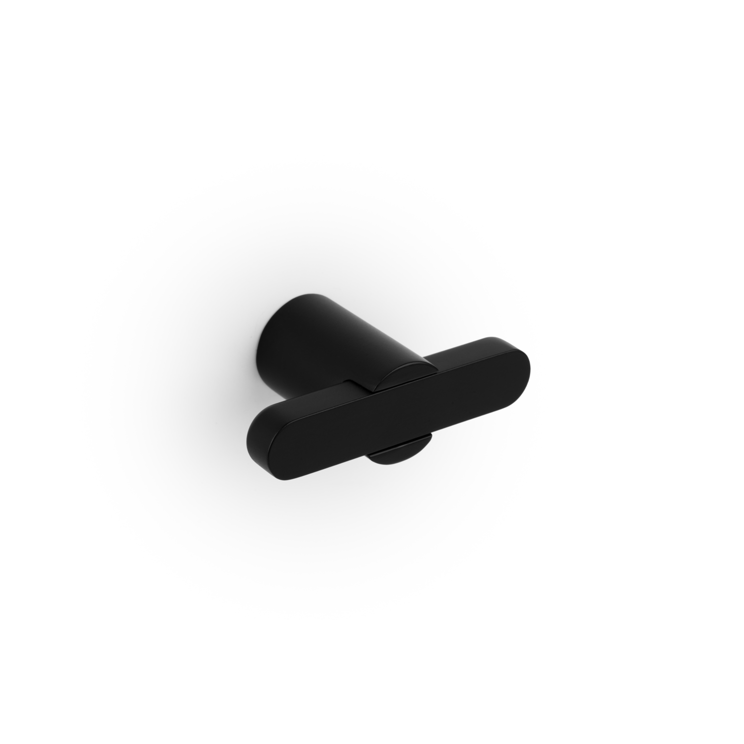 Bouton T FUSION L58 zamac mat noir
