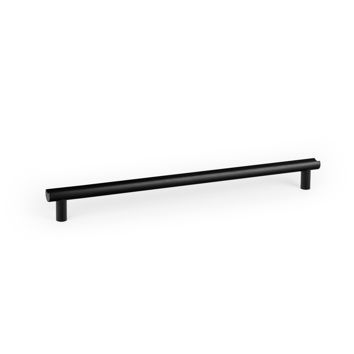 Poignée MOON BA320 L353 aluminium brossé noir
