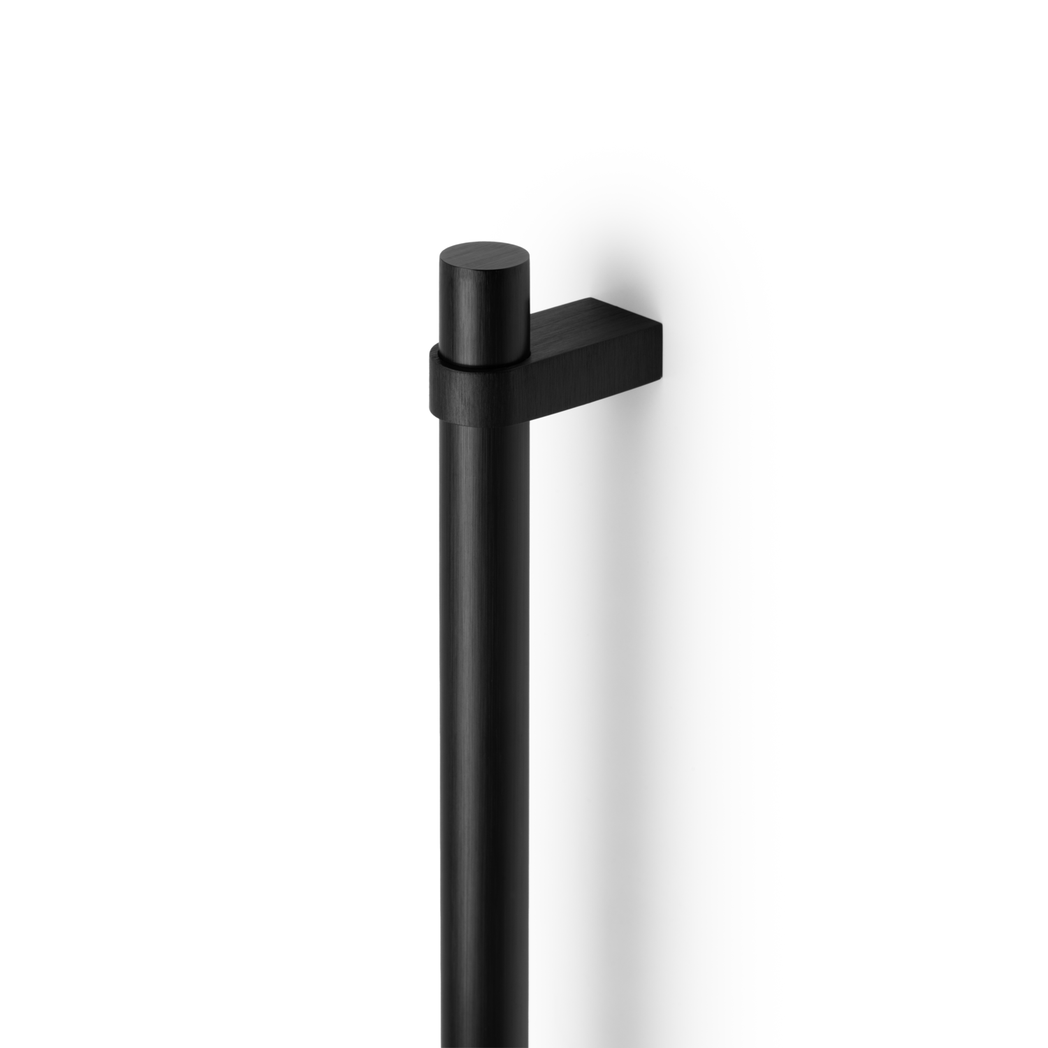 Greep NOBB BA1056-528 L1108 aluminium geborsteld zwart