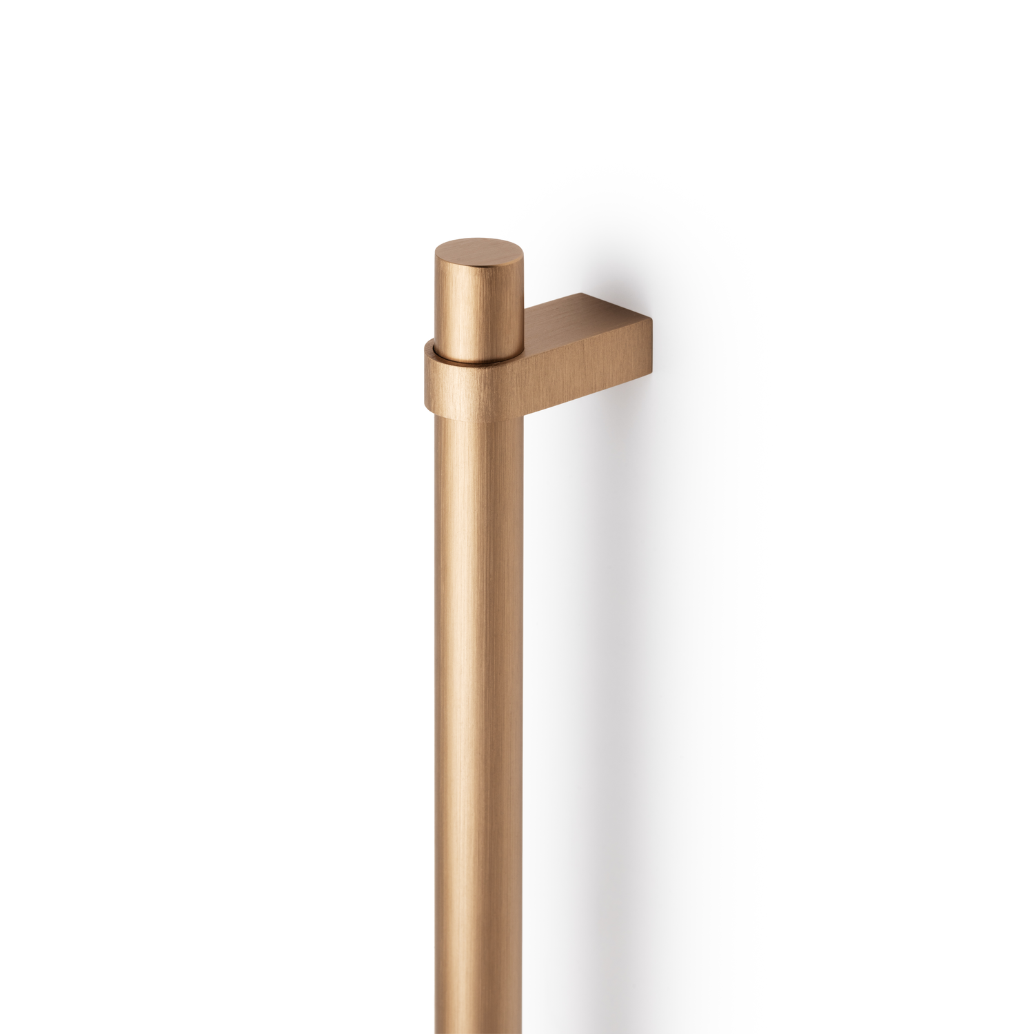Poignée NOBB BA192 L244 aluminium brossé laiton cava