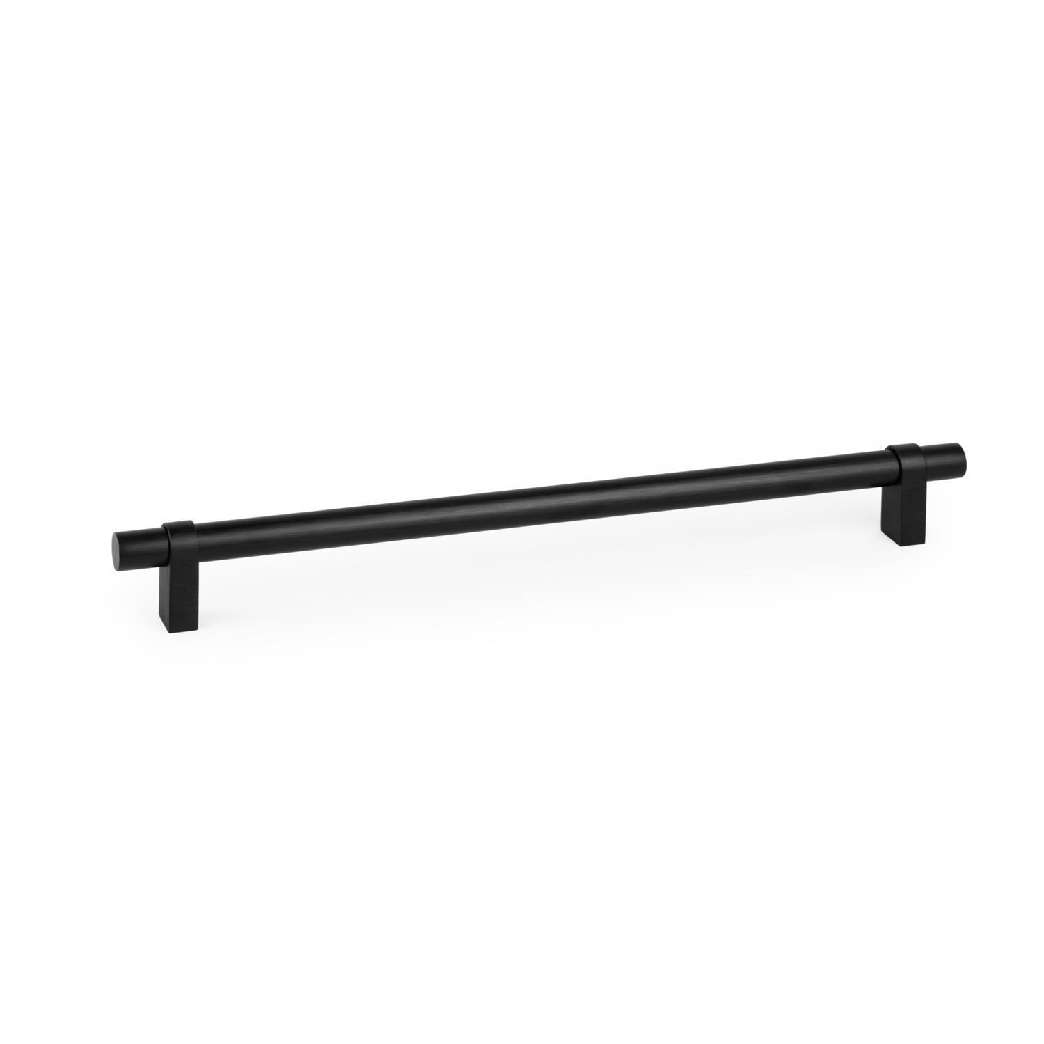 Greep NOBB BA320 L372 aluminium geborsteld zwart