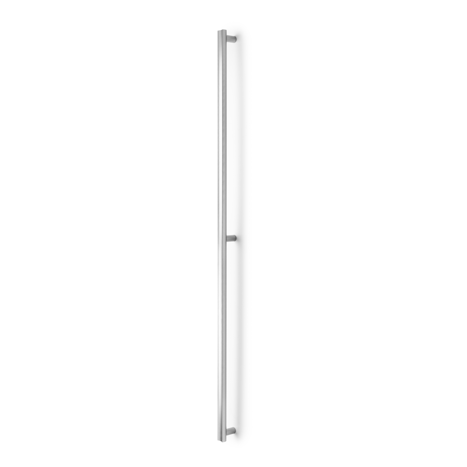 Deurgreep enkel MOON BIG BA528-1056 L1096 aluminium rvs-look