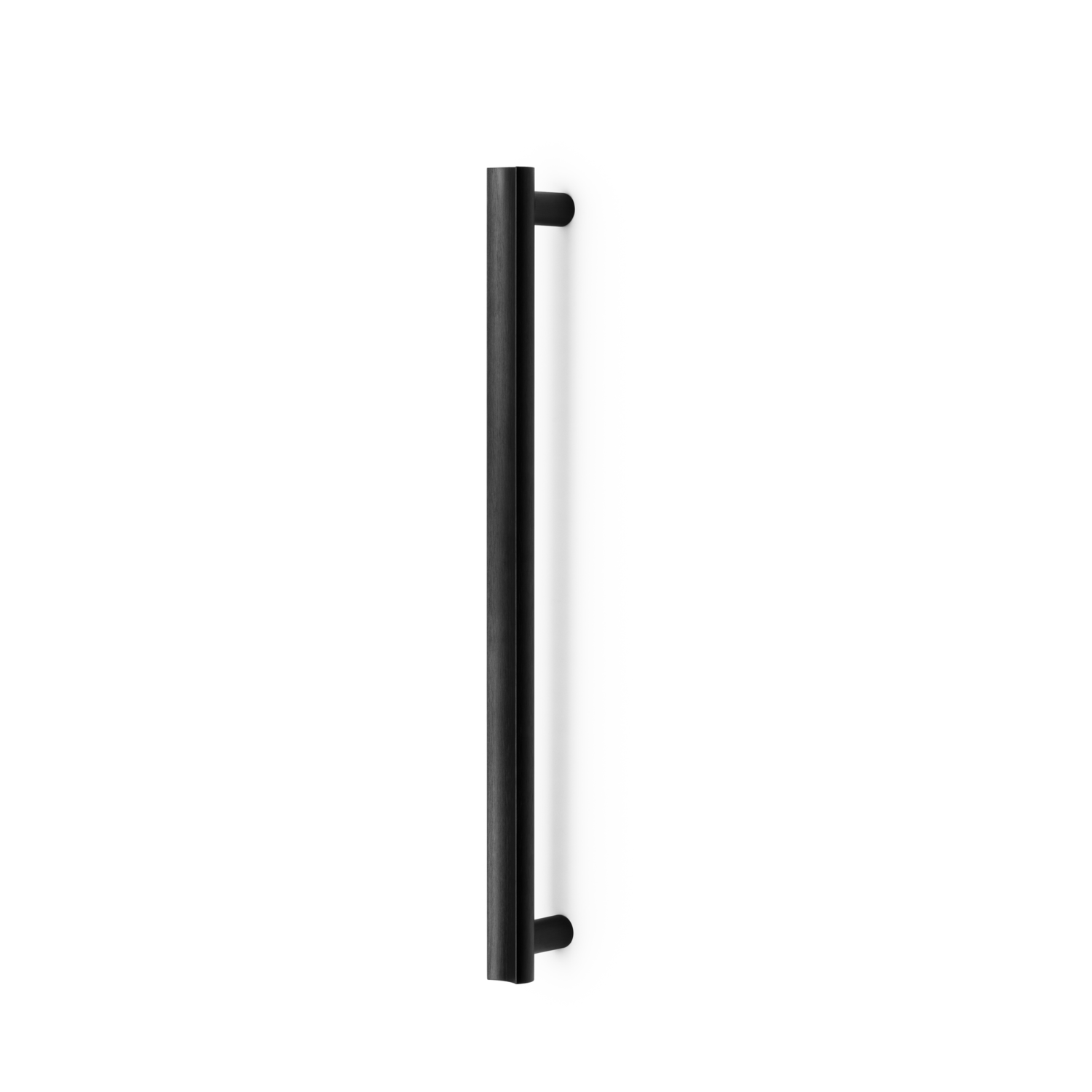 Deurgreep dubbel MOON BIG BA384 L424 aluminium geborsteld zwart