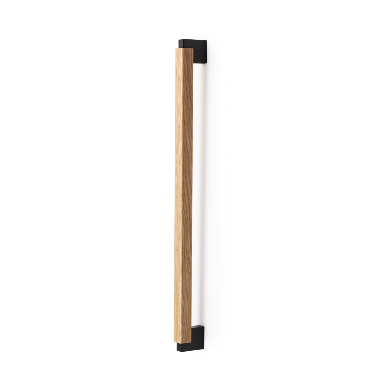 Poignée de porte dubbel DUO BIG BA480 L536 bois / aluminium noir / chêne
