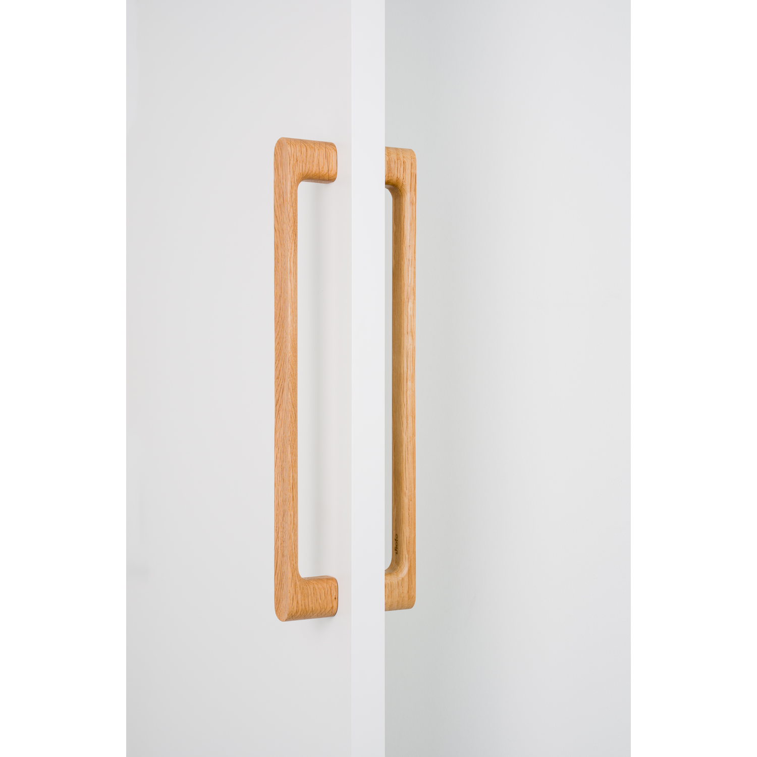 Poignée de porte dubbel LUV WOOD BIG BA384 L418.5 bois chêne
