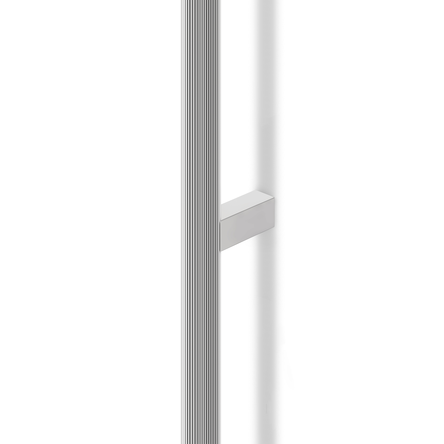 Greep BROOKLYN BA528-1056 L1066 aluminium gepolijst nikkel