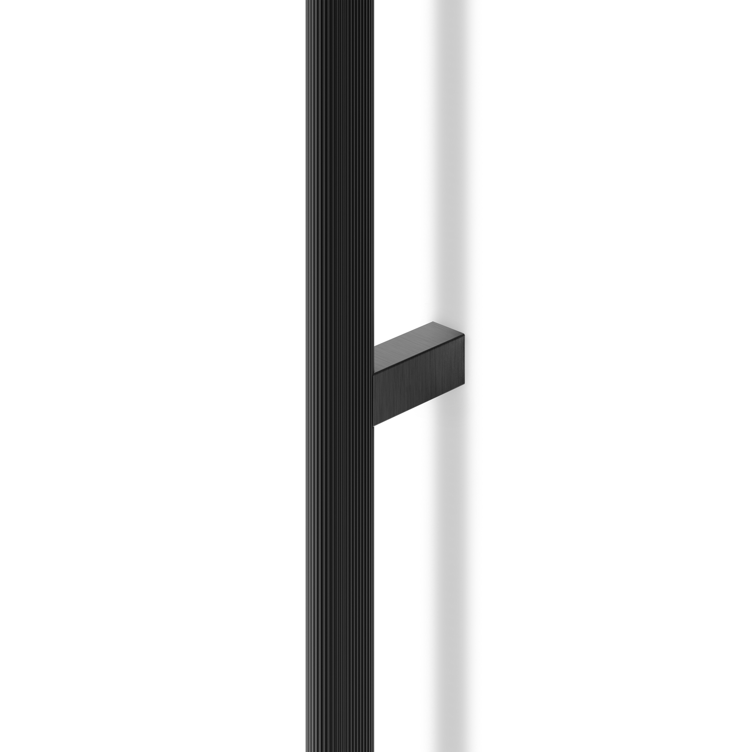 Poignée BROOKLYN BA528-1056 L1066 aluminium brossé noir