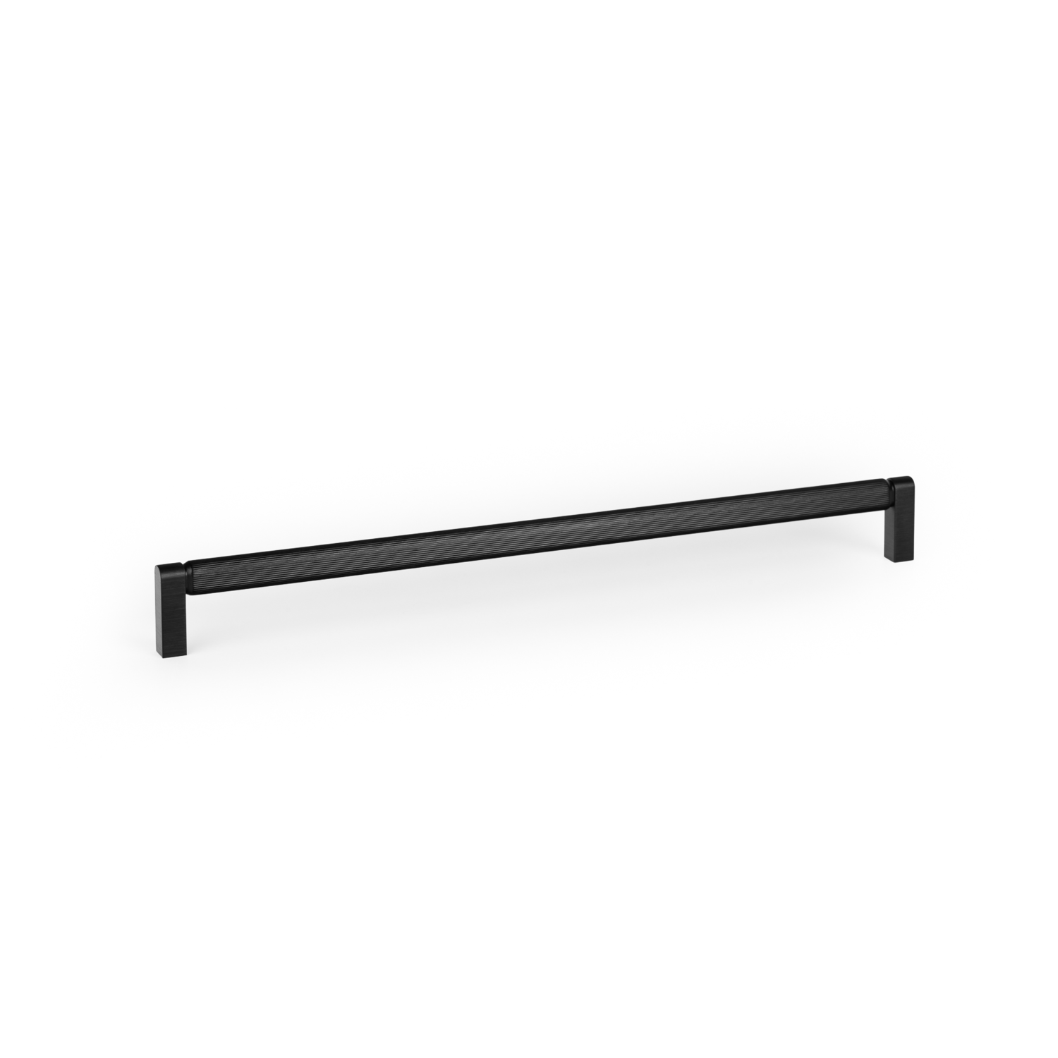 Poignée BROOKLYN BA320 L330 aluminium brossé noir