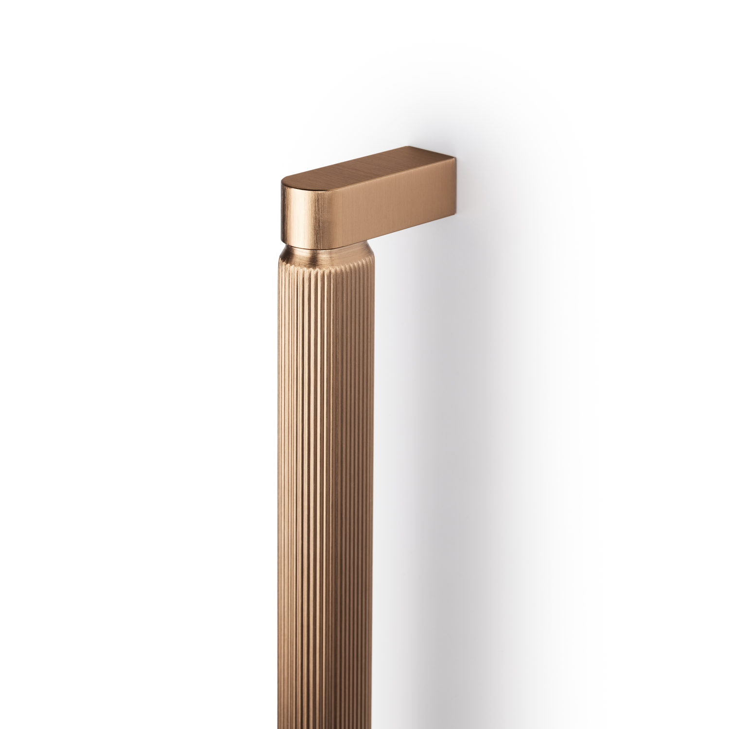 Poignée BROOKLYN BIG BA1056 L1074 aluminium brossé laiton cava