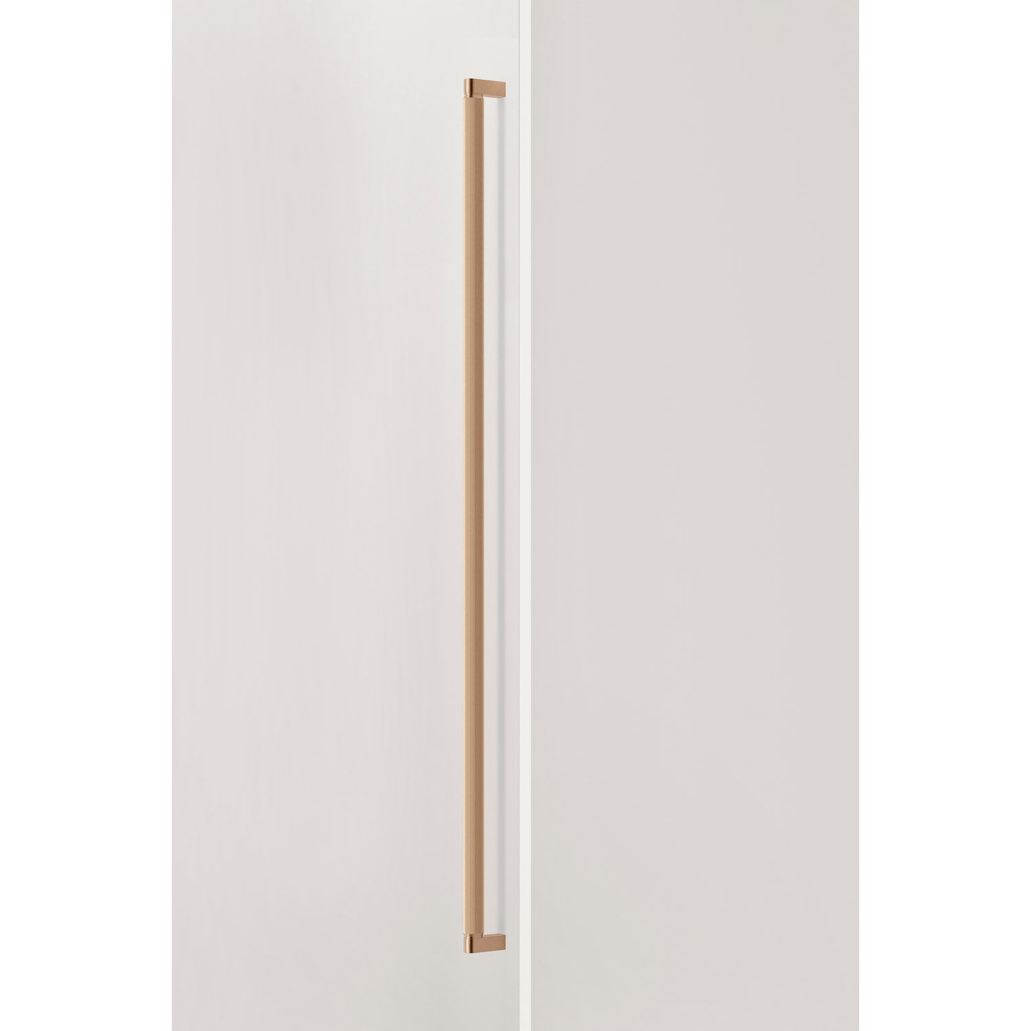 Poignée BROOKLYN BIG BA1056 L1074 aluminium brossé laiton cava