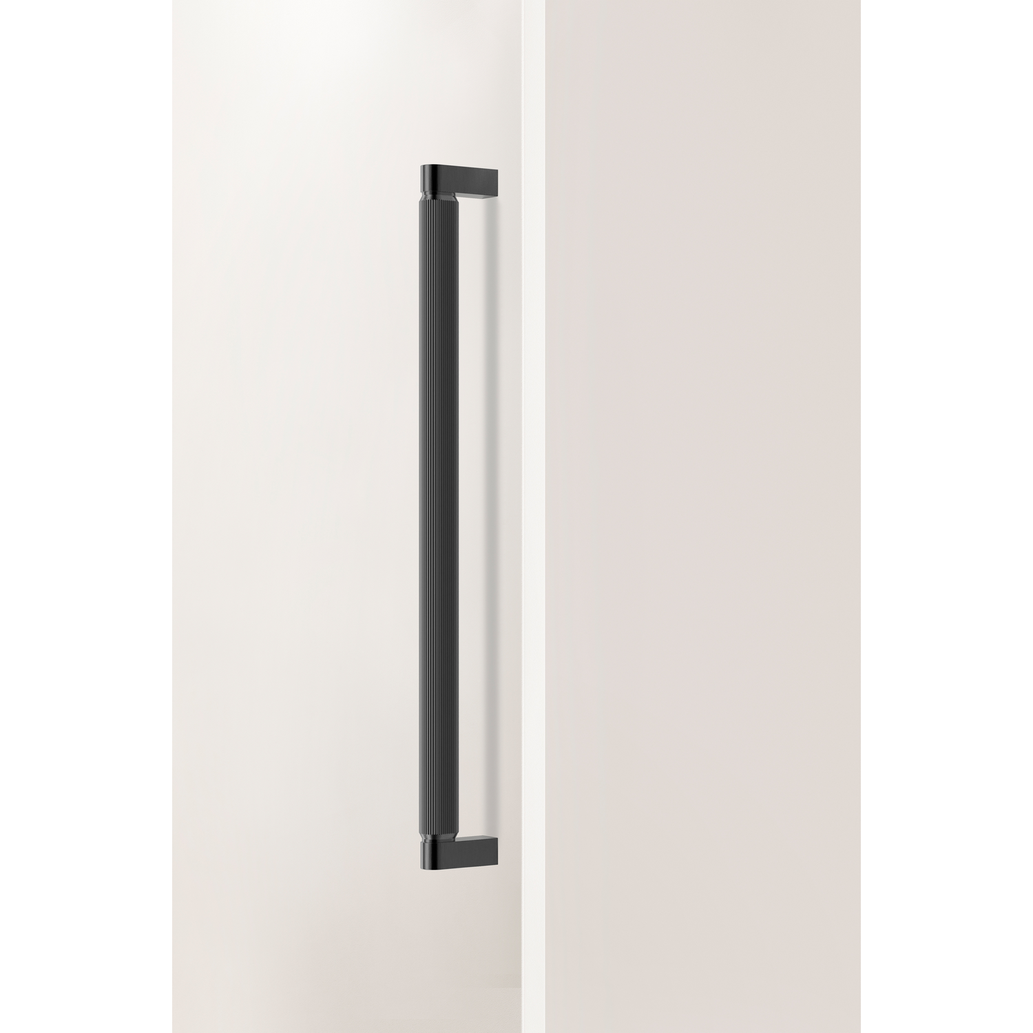 Greep BROOKLYN BIG BA448 L466 aluminium titanium zwart
