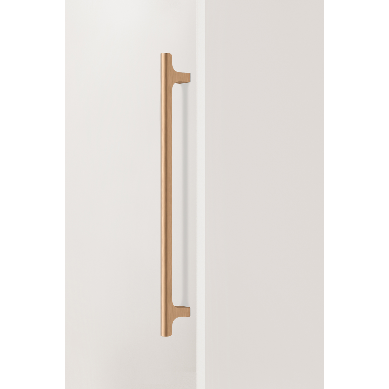 Poignée HINOKI BIG BA416 L500 aluminium brossé laiton cava