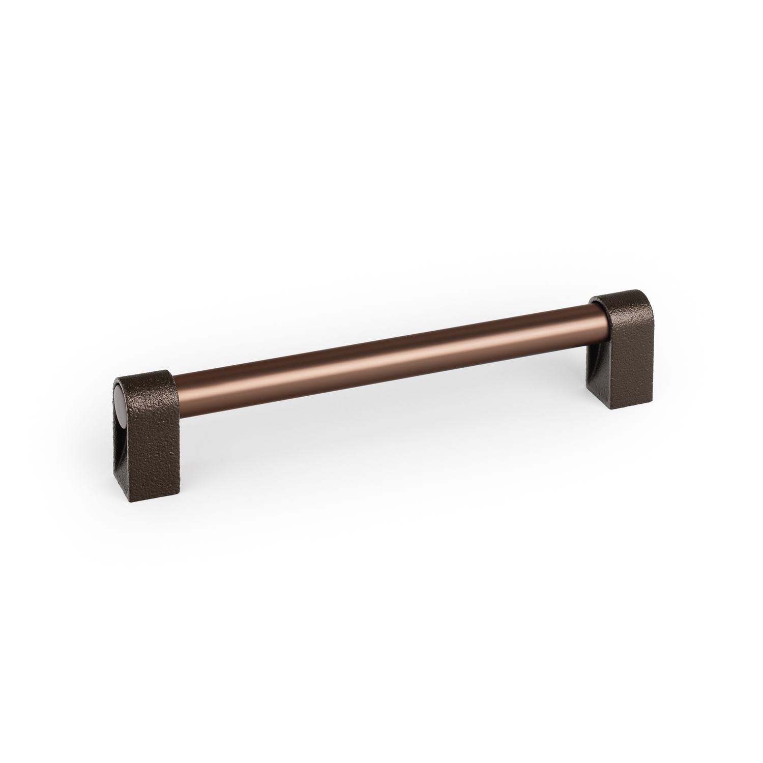 Poignée CASEY BA192 L211 aluminium métallisé brun texture / mat bronze