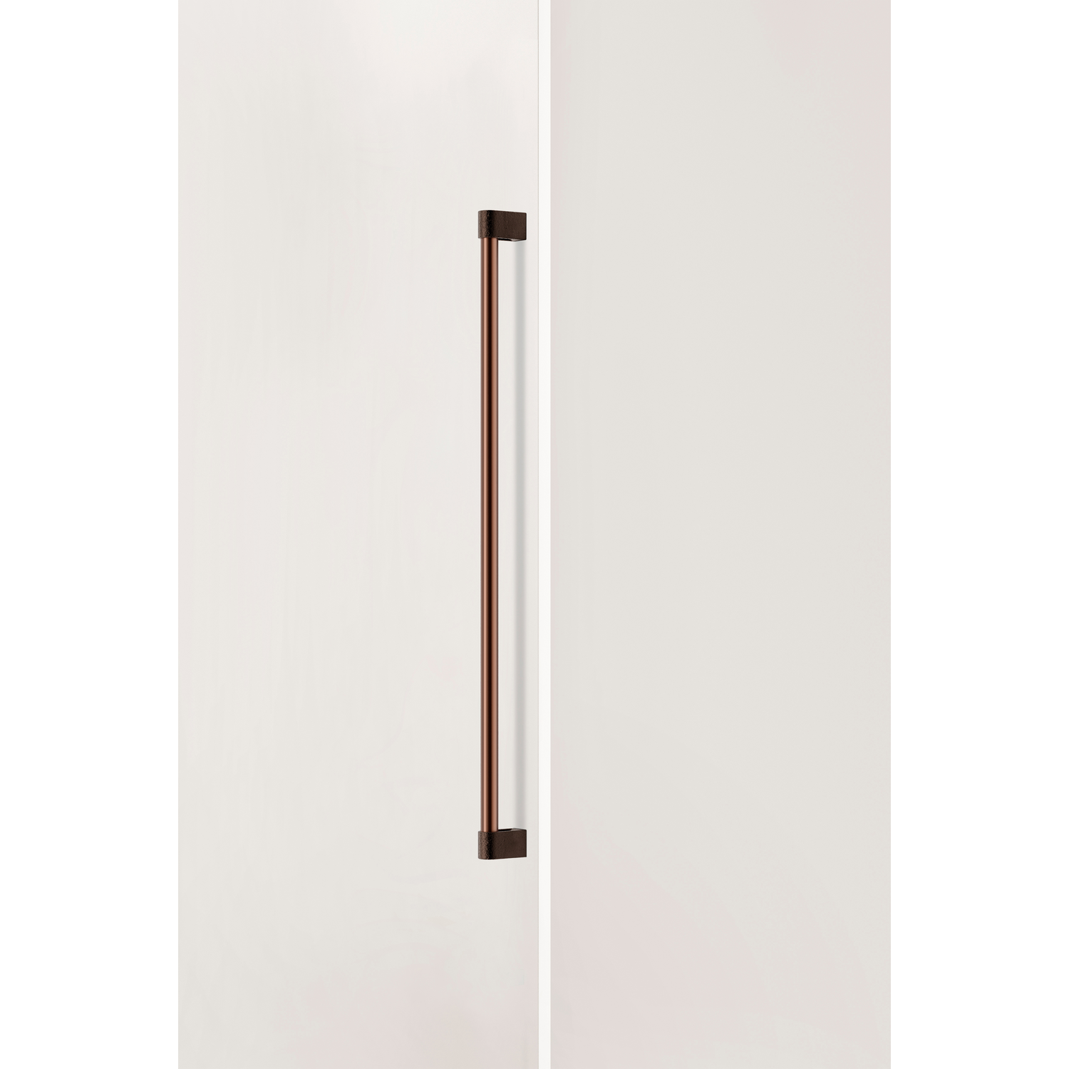 Poignée de porte enkel CASEY BIG BA736 L768 aluminium métallisé brun texture / mat bronze