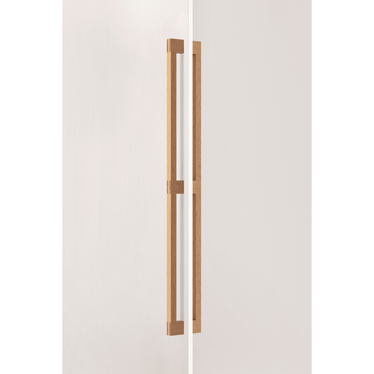 Poignée de porte dubbel HAKO BIG BA960-480 L1005 bois chêne