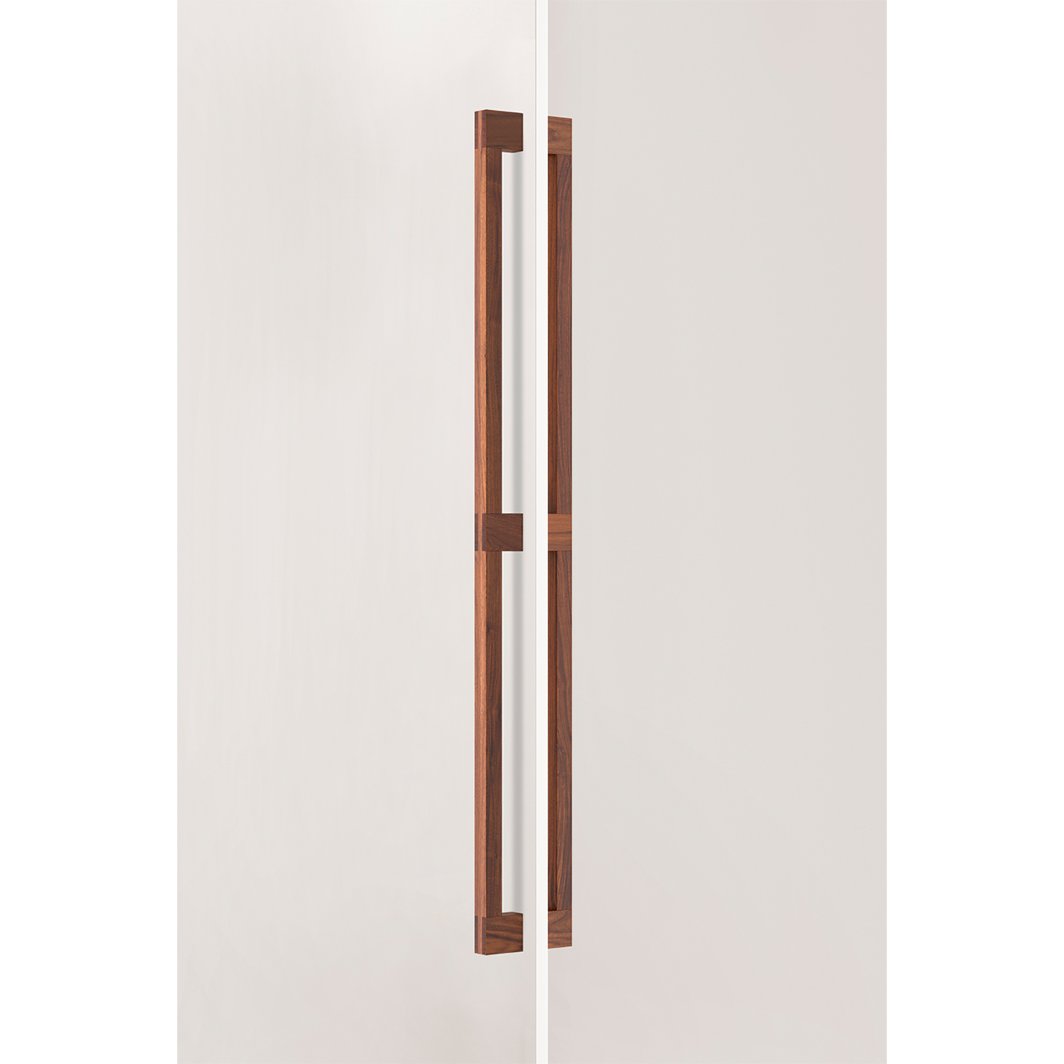 Deurgreep dubbel HAKO BIG BA960-480 L1005 hout walnoot