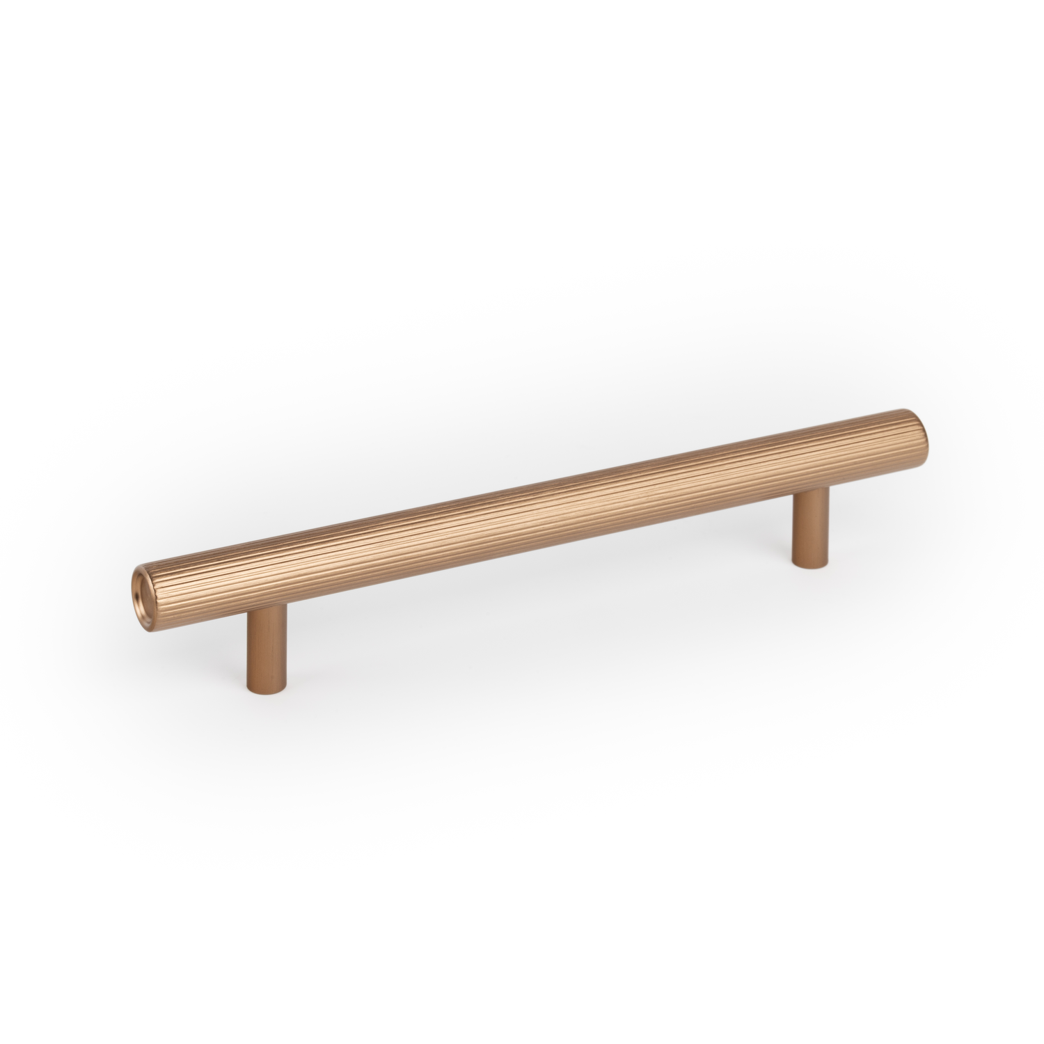 Poignée BOTO BA160 L226 aluminium brossé laiton cava