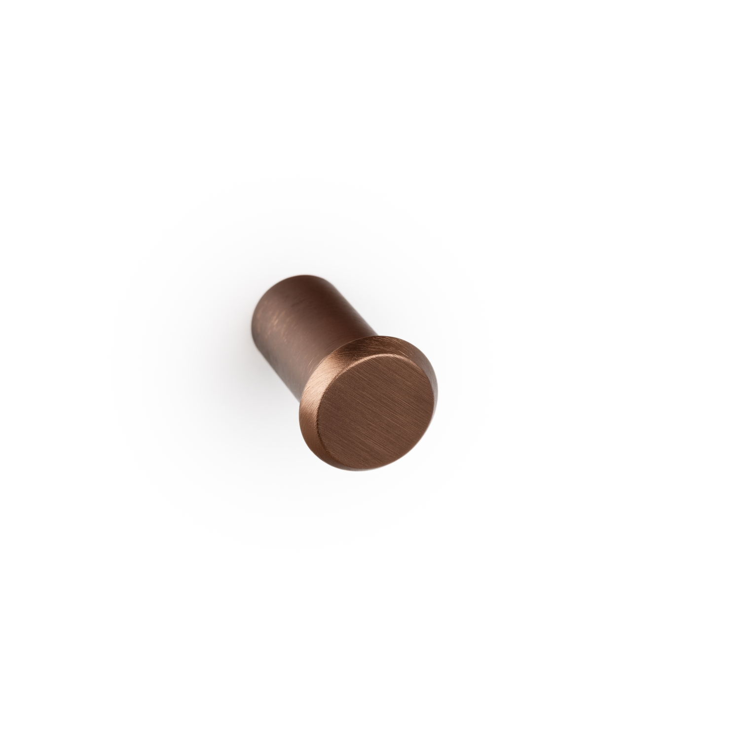 Bouton FASE Ø23 aluminium brossé bronze