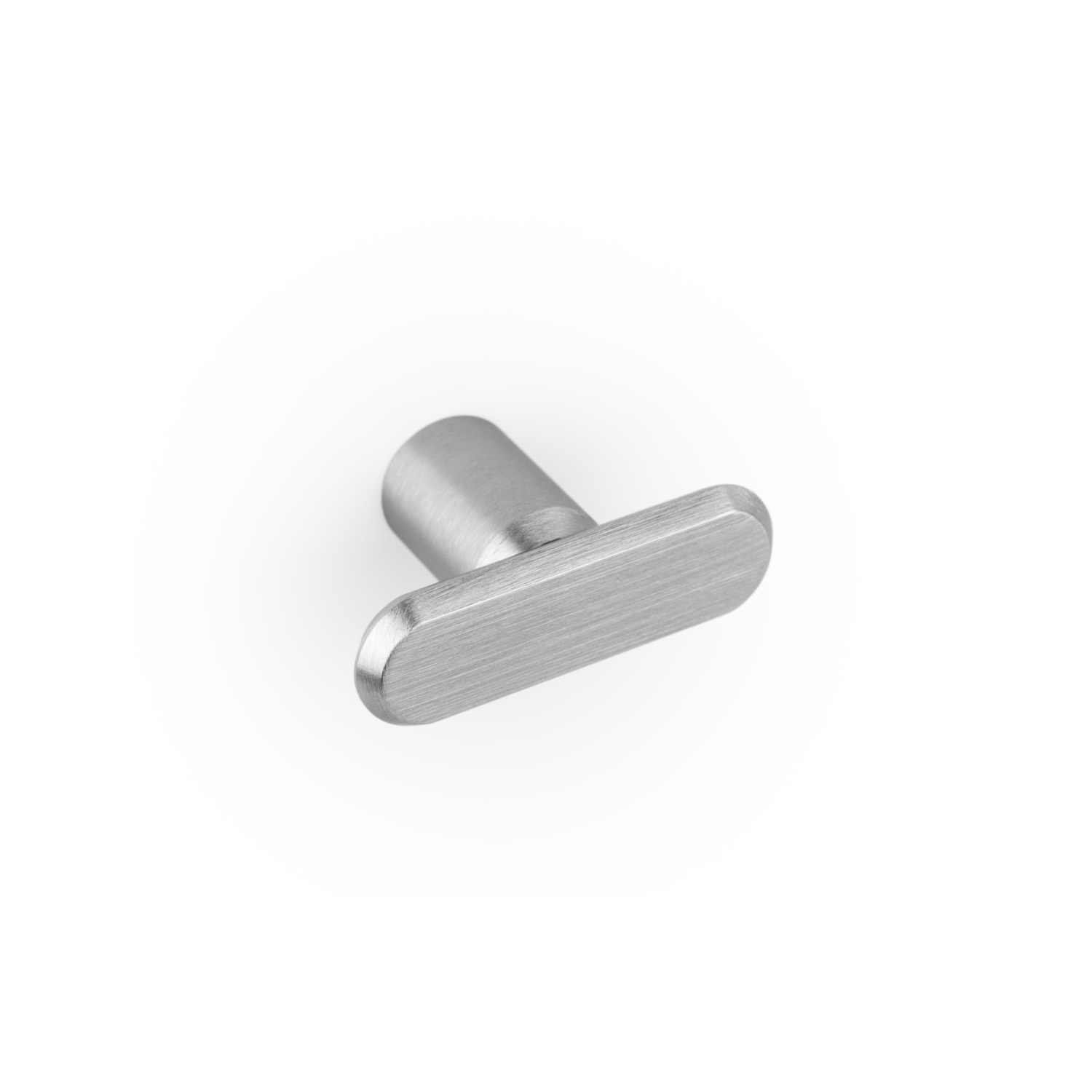 Bouton FASE L52 aluminium look inox