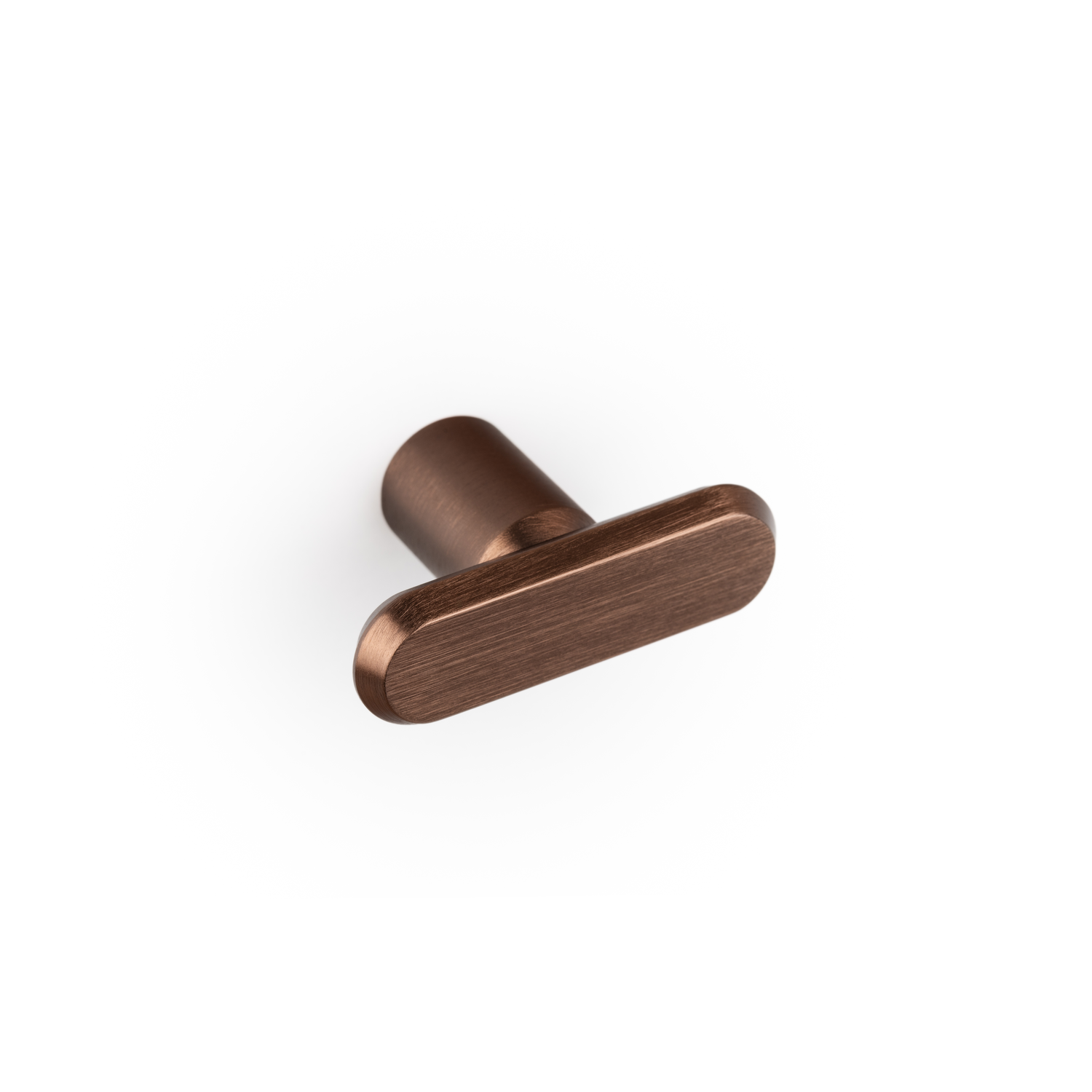 Knop FASE L52 aluminium geborsteld brons