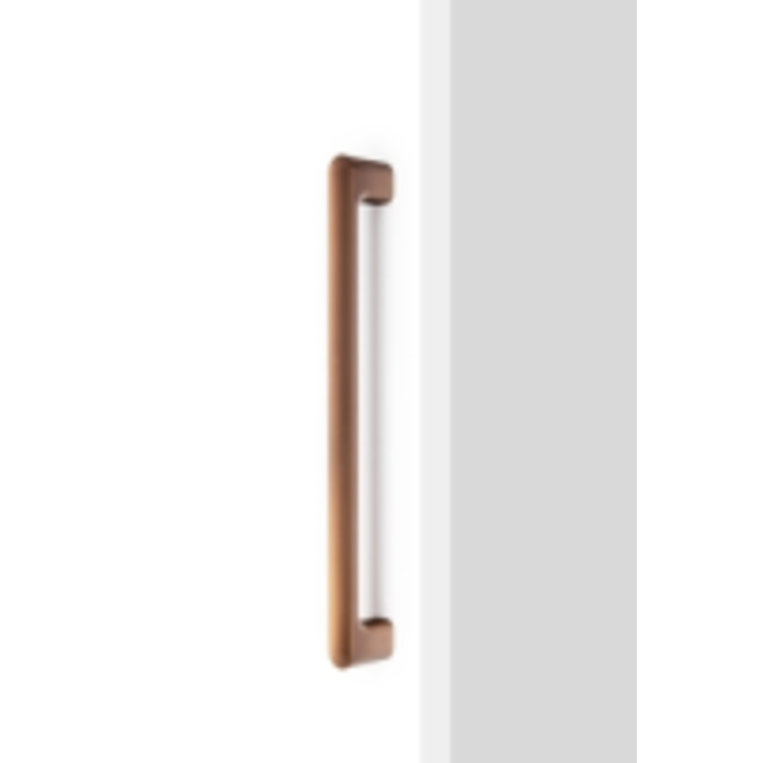 Poignée de porte enkel LUV BIG BA384 L419 zamac brossé bronze