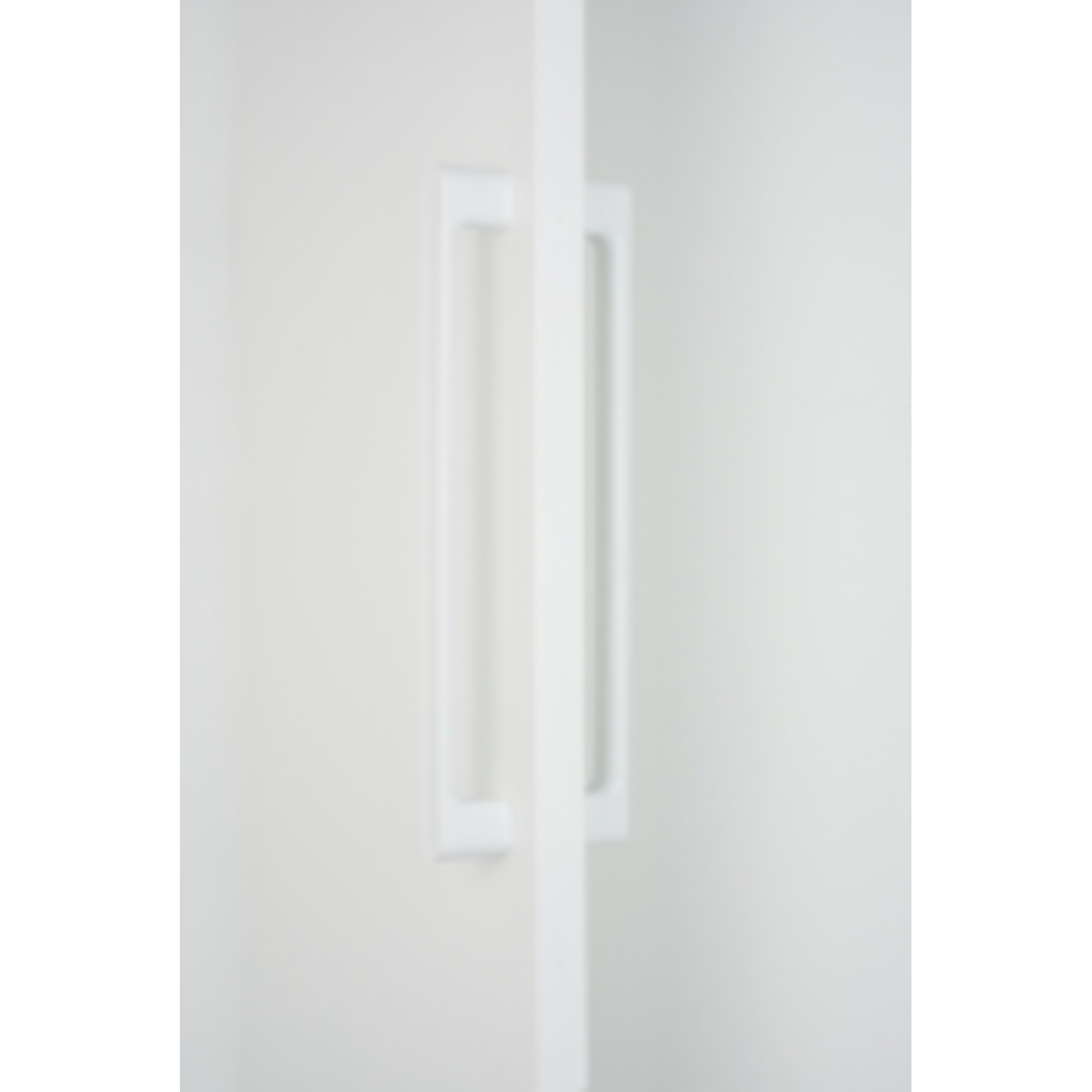 Poignée de porte dubbel LUV BIG BA384 L419 zamac mat blanc
