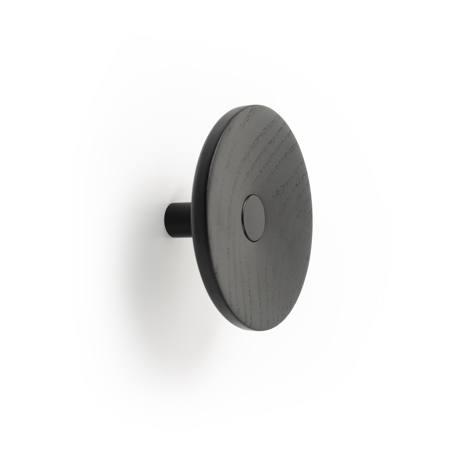 Porte-manteaux ZOOT Ø120 bois / aluminium noir / noir bois
