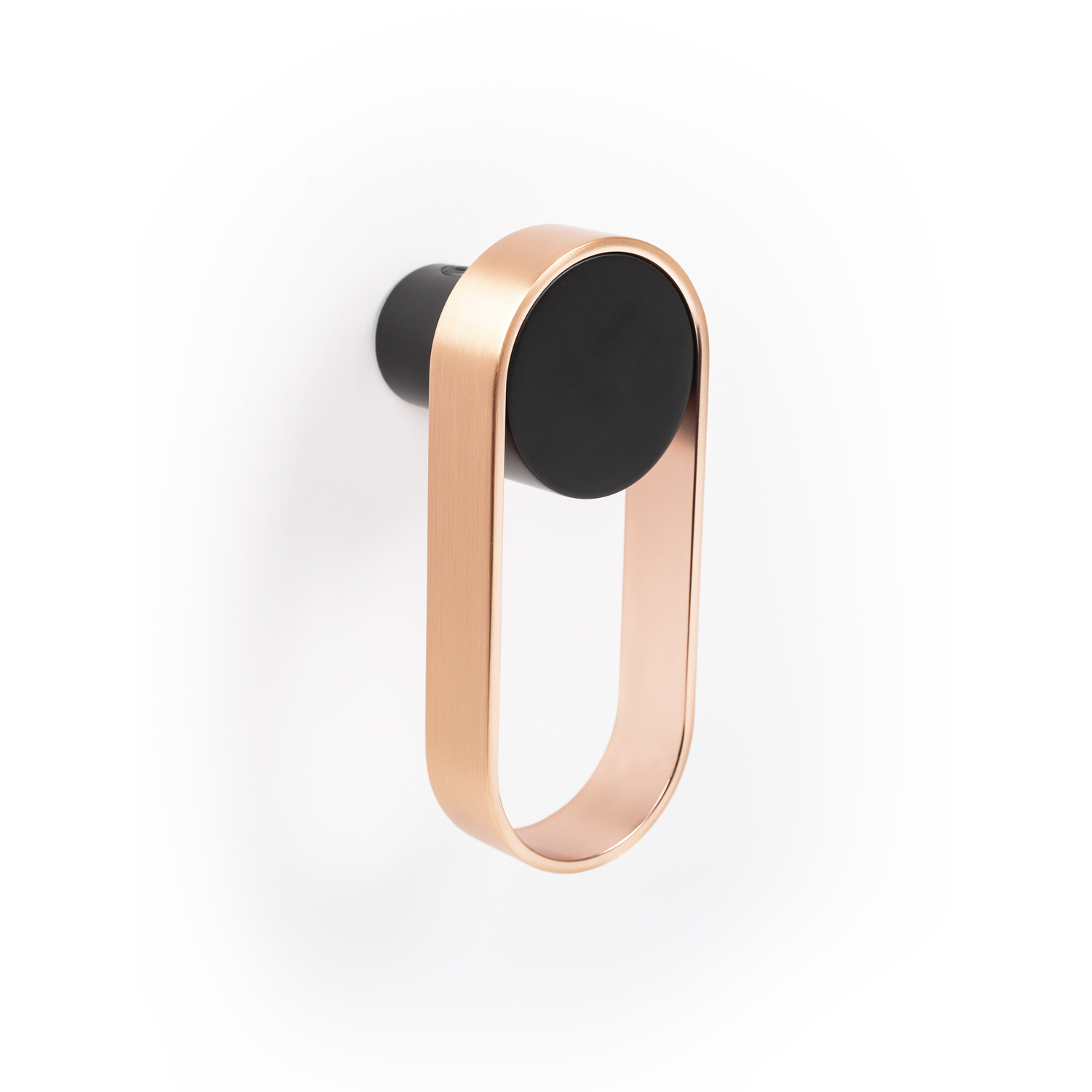 Jashaak ORBIT L45 zamak mat zwart / geborsteld koper