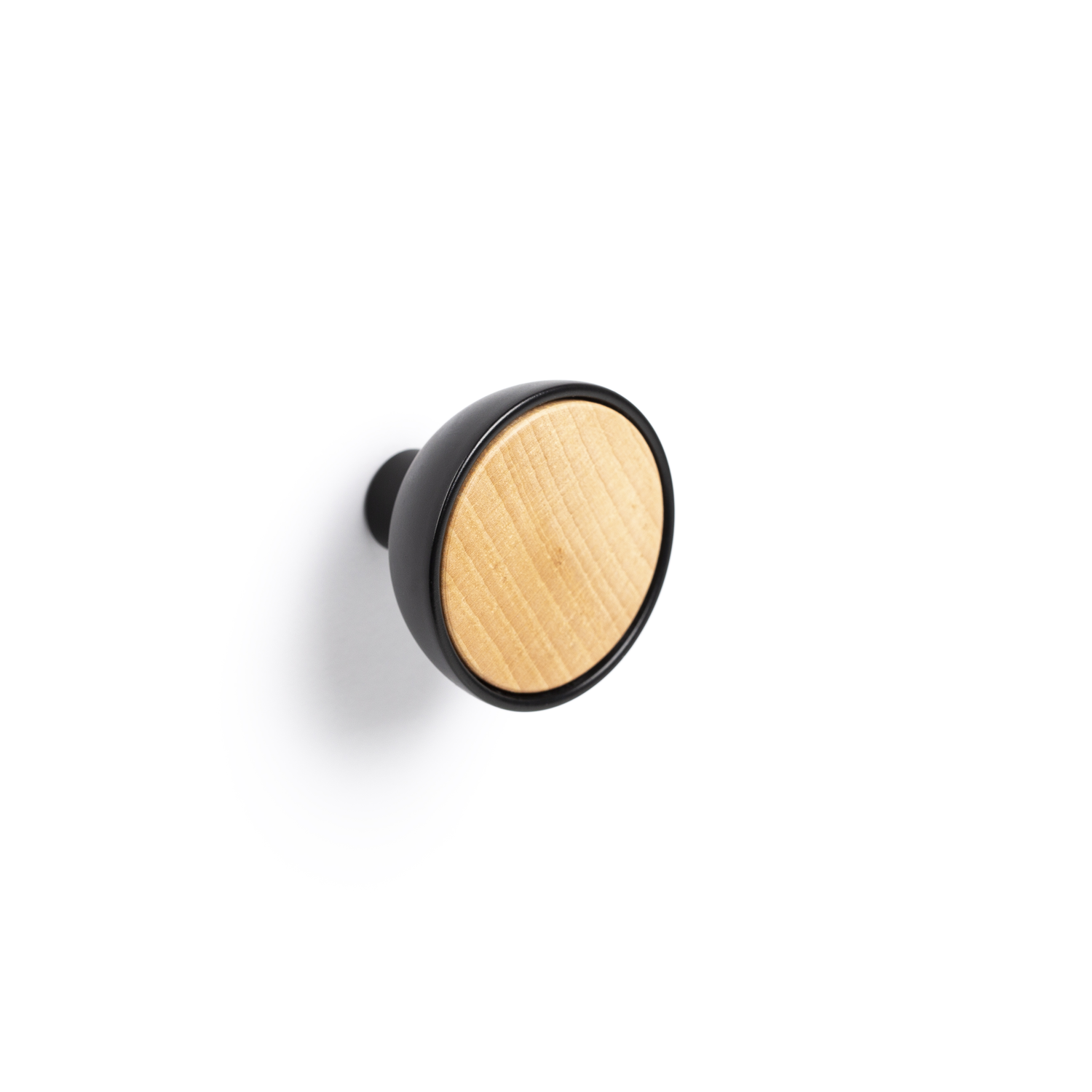 Jashaak BOL Ø45 zamak / hout mat zwart / eik