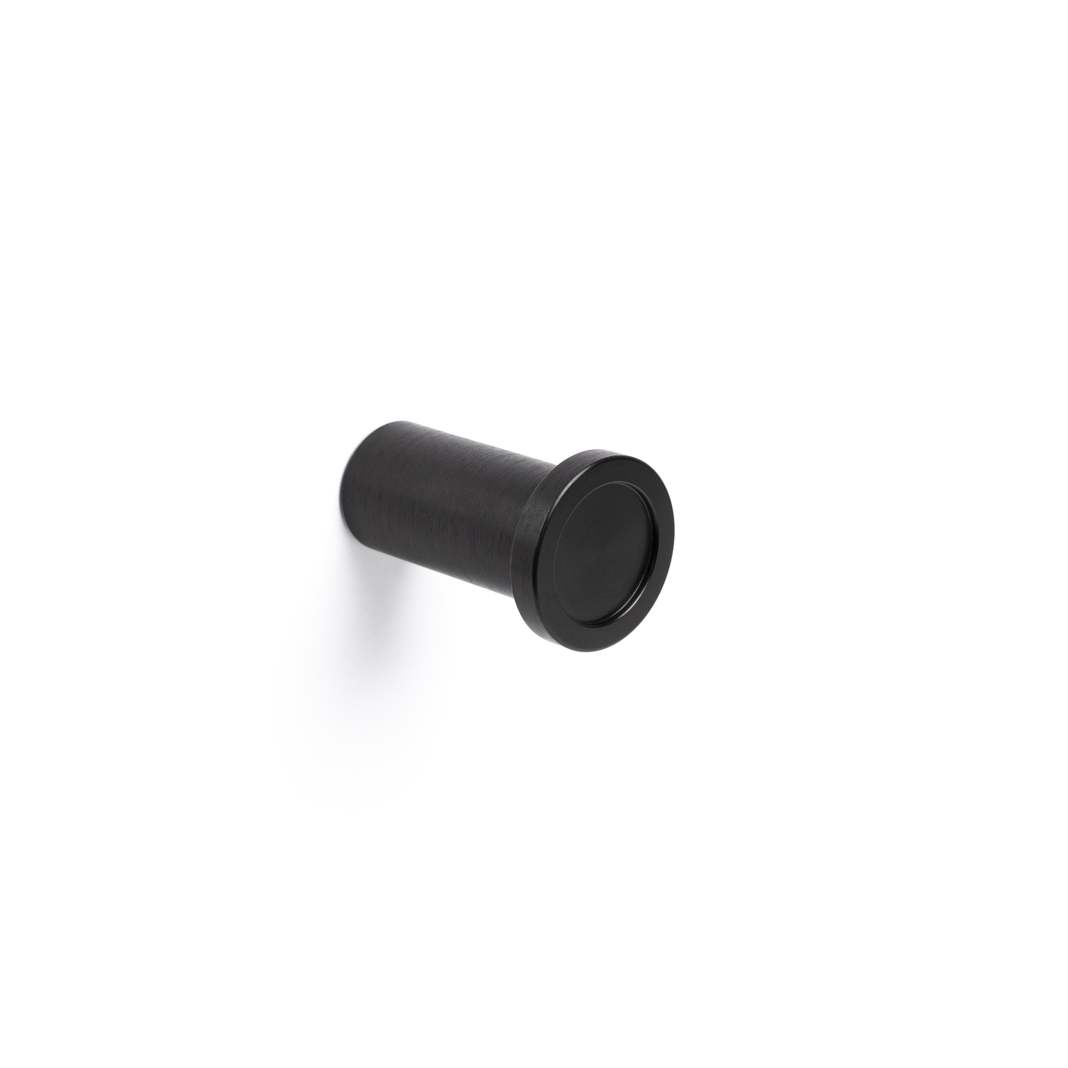 Porte-manteaux ROUND Ø28 aluminium brossé noir