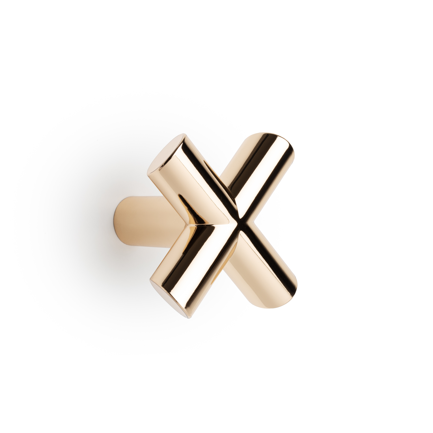 Porte-manteaux EQUIS L60 zamac brillant laiton