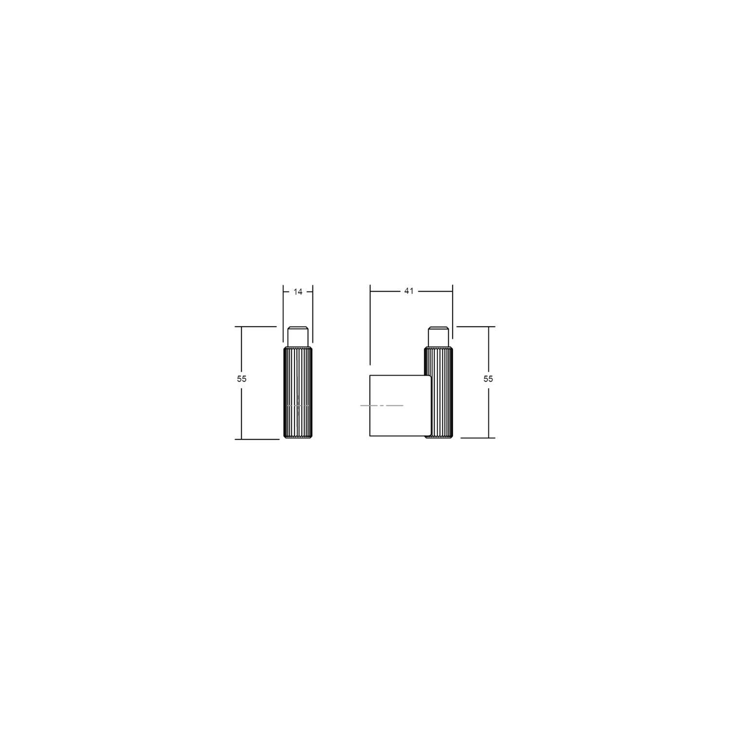 Jashaak ARPA L41 aluminium geborsteld messing