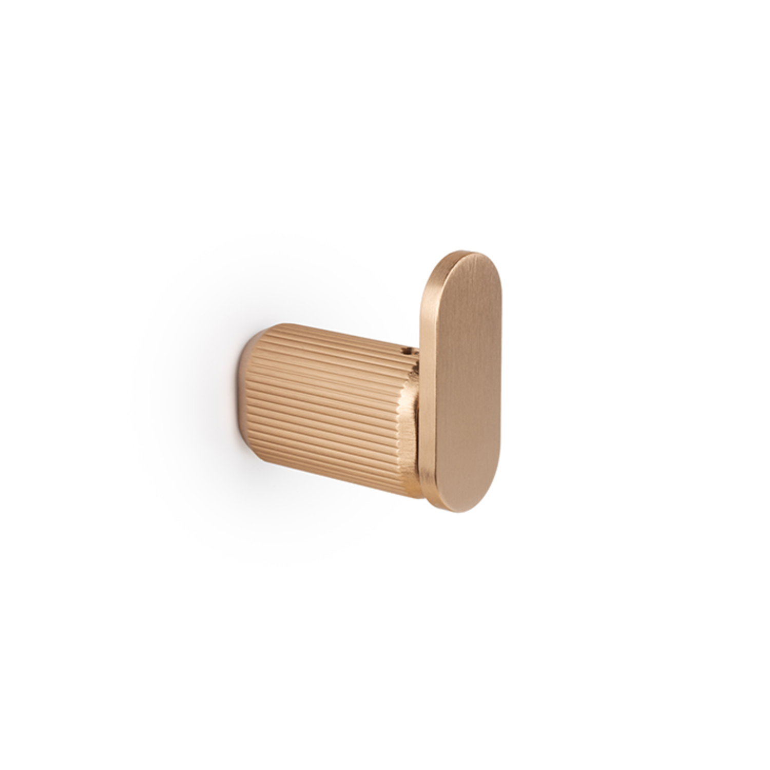 Porte-manteaux BROOKLYN BA22 L70 aluminium brossé laiton cava