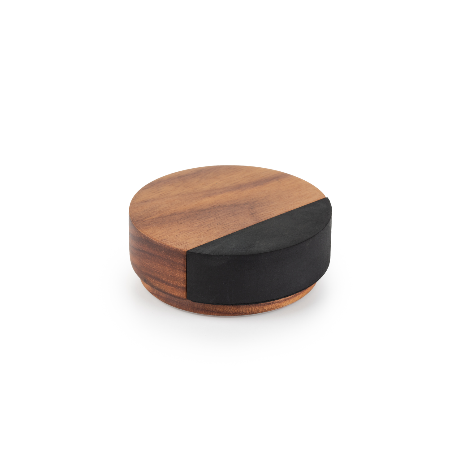 Deurstopper PUK Ø65 hout walnoot