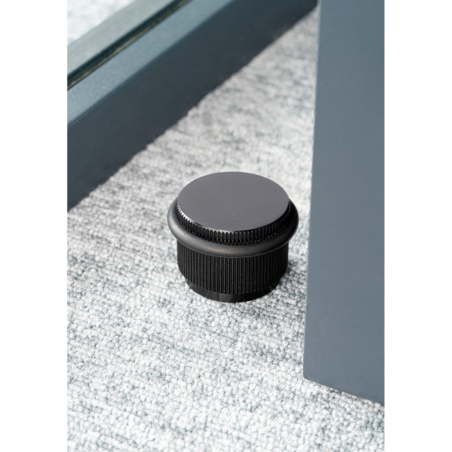 Deurstopper ARPA Ø45 aluminium rvs-look