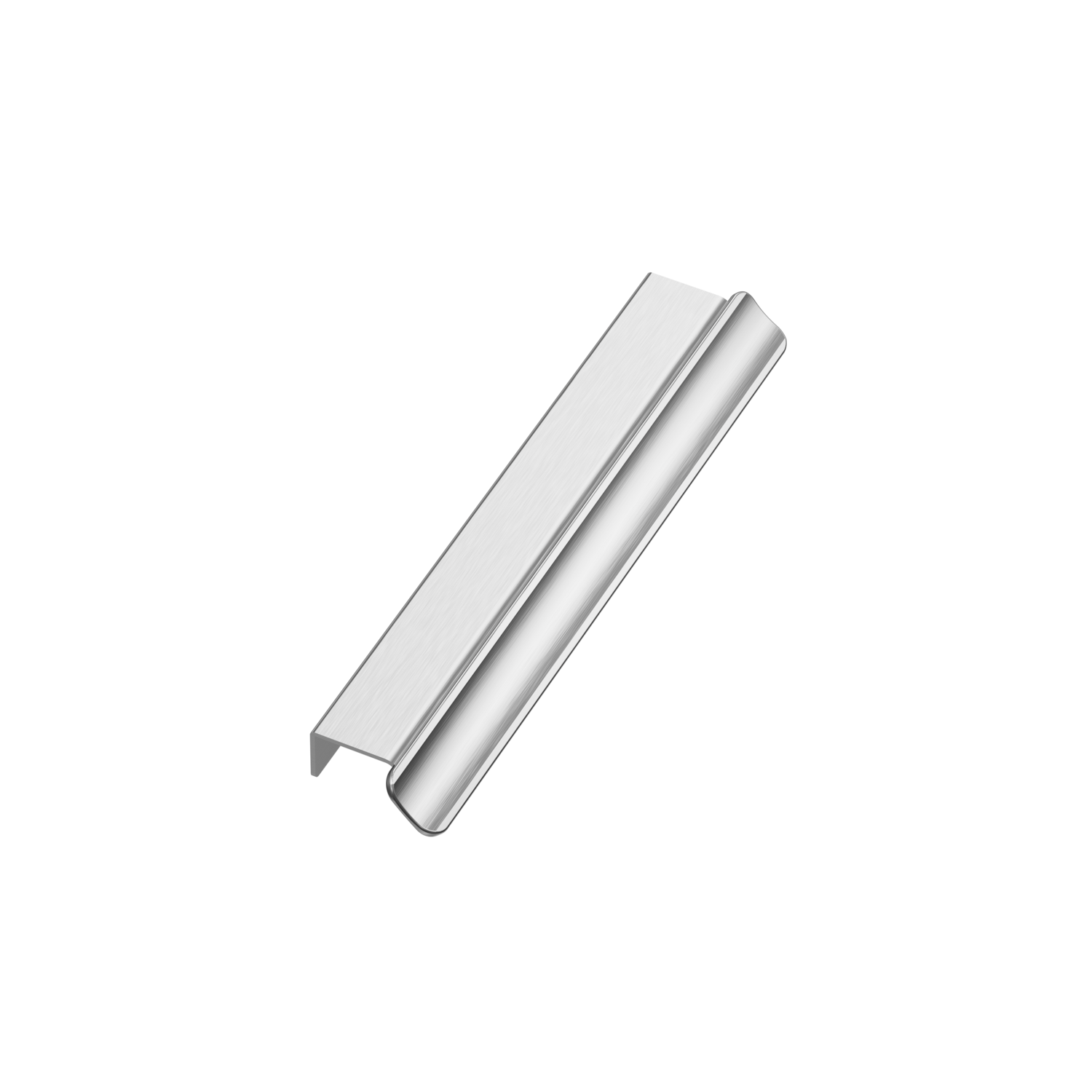 Poignée VOLET ea160 alu look inox brossé 