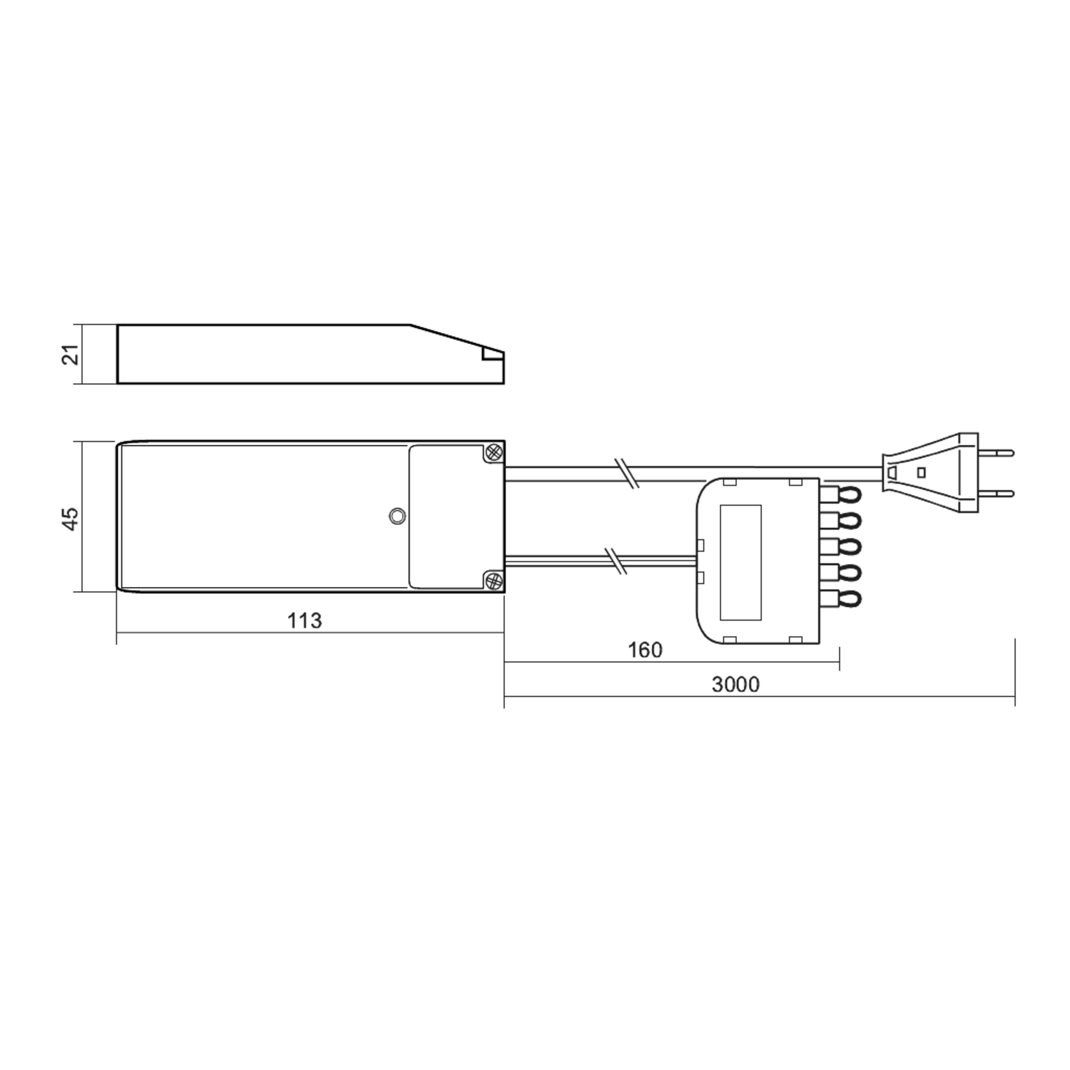 Ld8004 q-58 Led convert.18w/350ma 