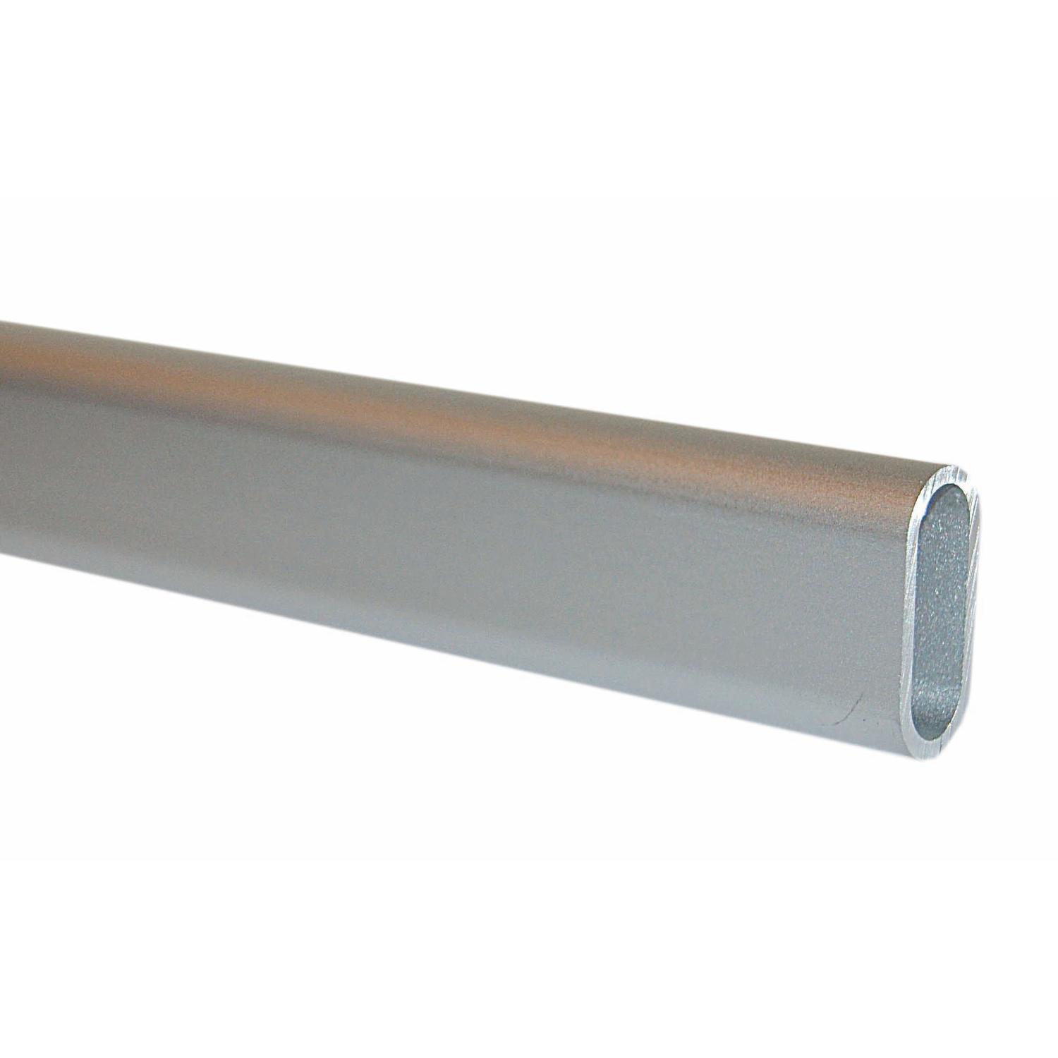 Tubes de penderies ovale 30x14/1000mm alu mat  