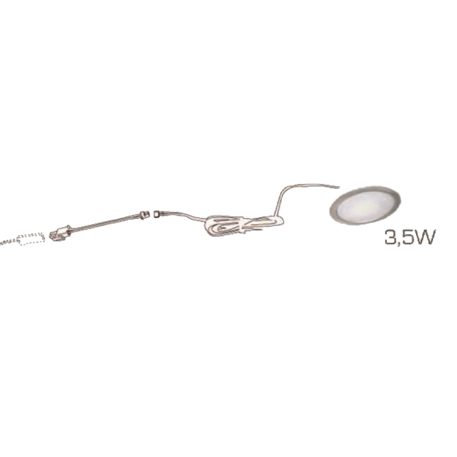 Sun led câble de raccordement sériel (1 par spot)