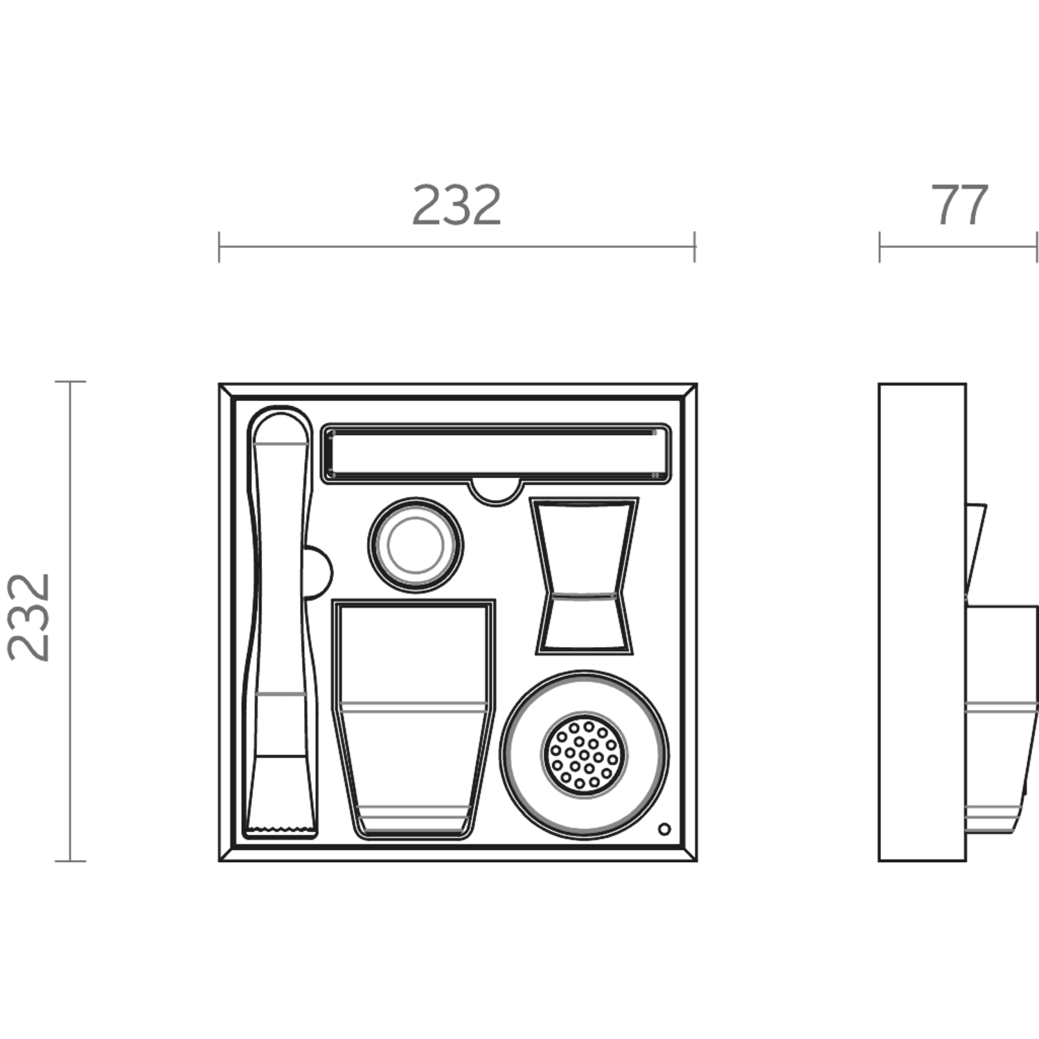 Fit set cocktail noir (B)