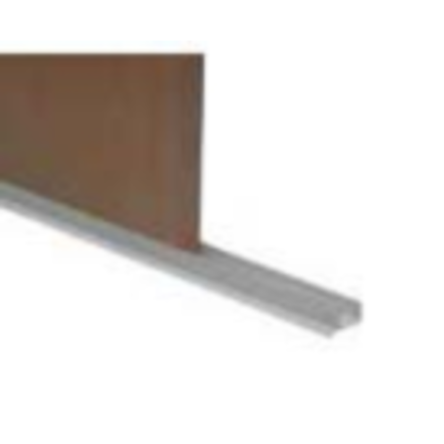 Profile u pour plintes 16/18mm (4m) noir 