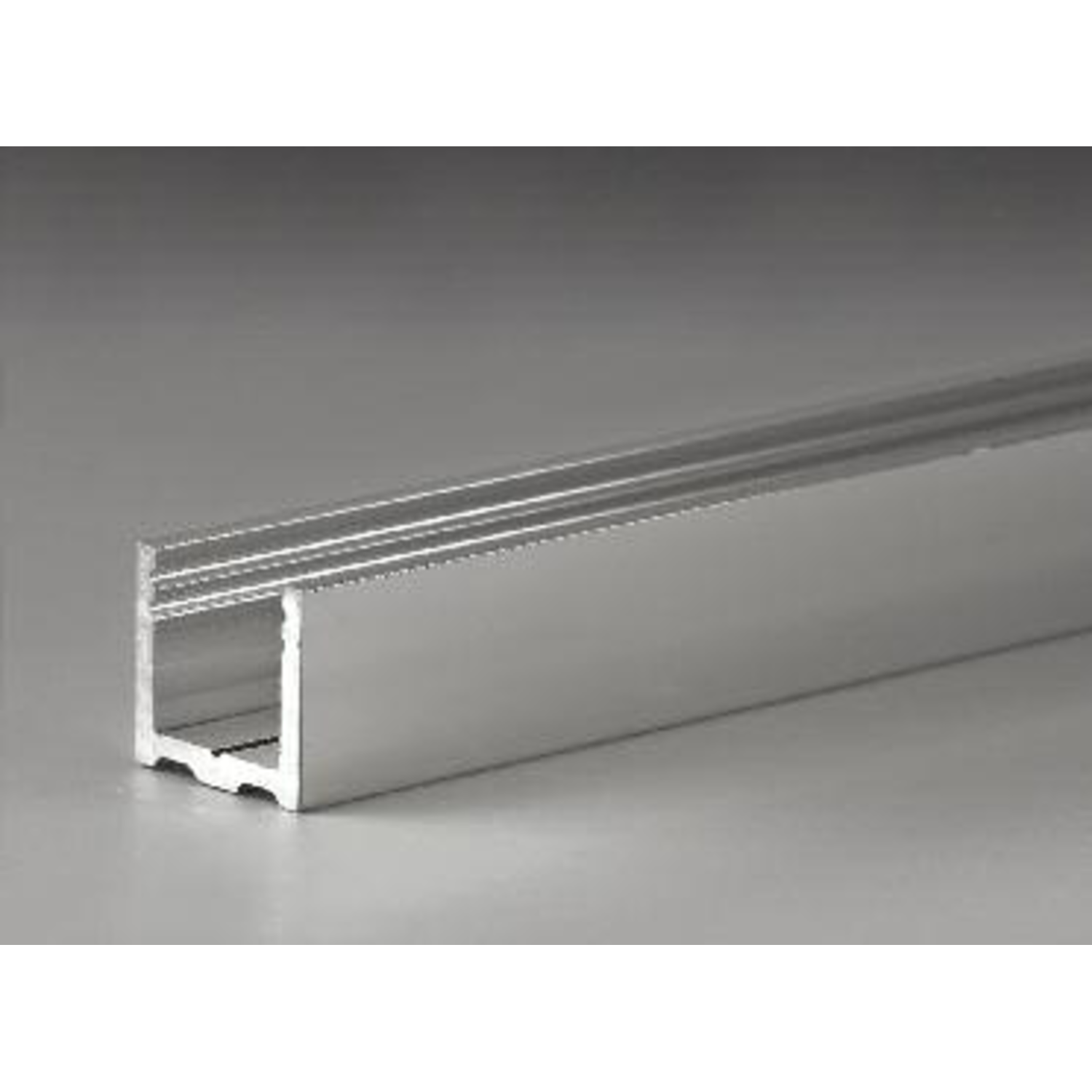 Zijprofiel voor vast glas l 3000mm alu mat