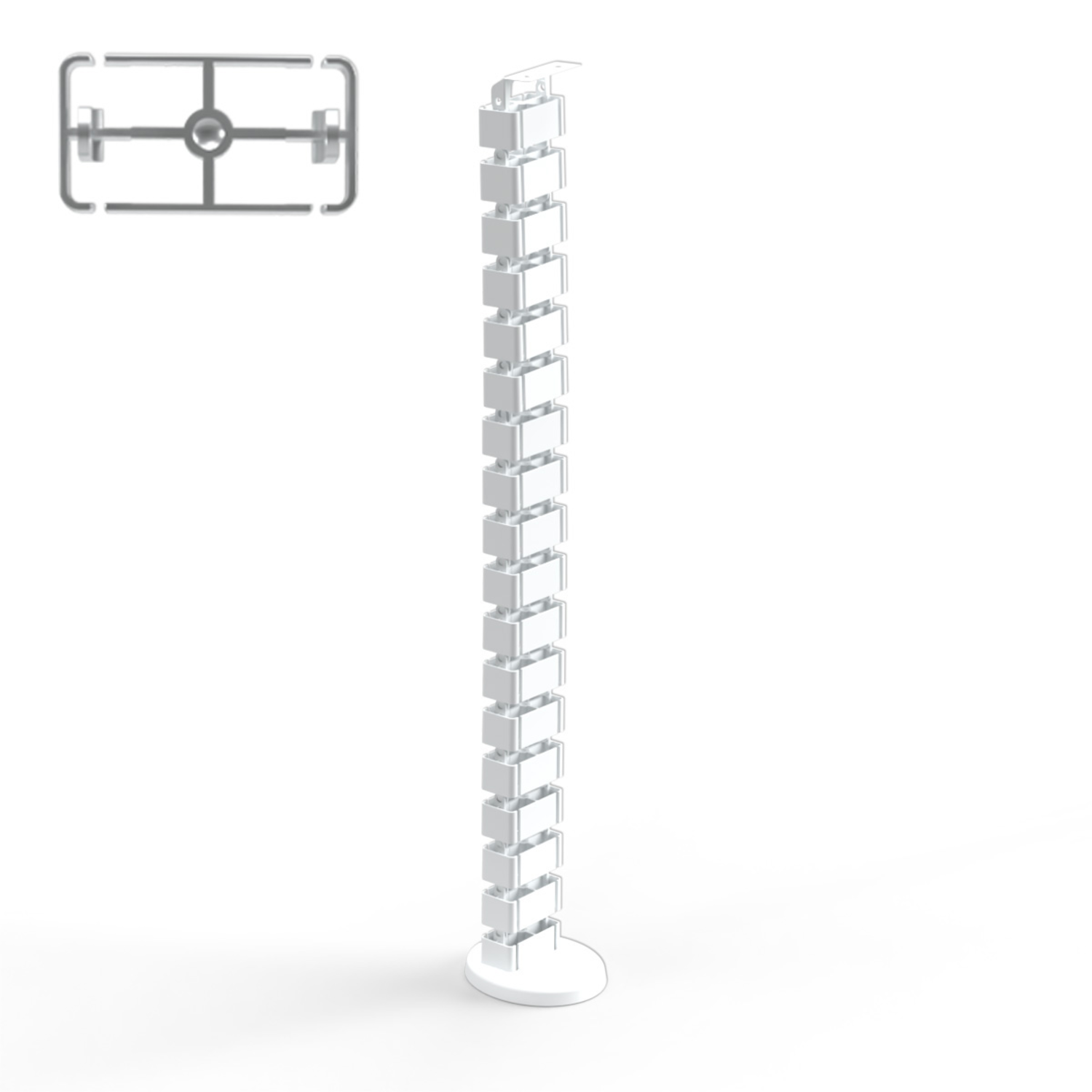 Flexit re conduit pour cables 1285mm blanc  