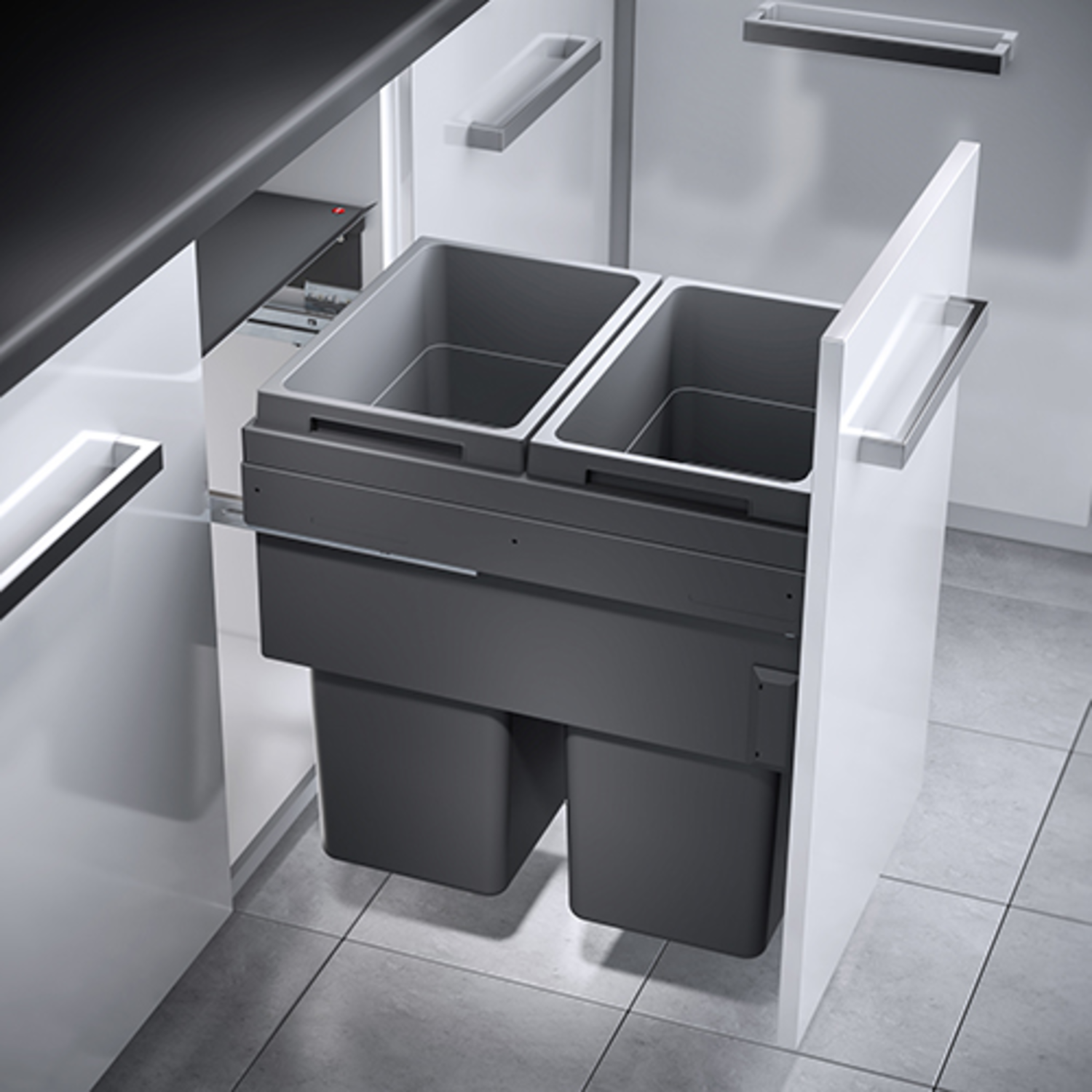 Hailo eurocargo-Synchro k.45cm 2x38l SoftClose 