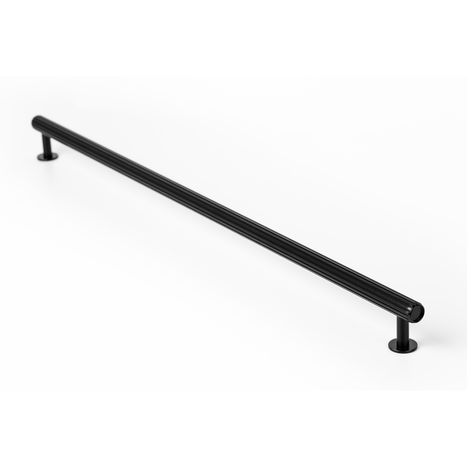 Poignée RILLE BA480 L510 aluminium brossé noir