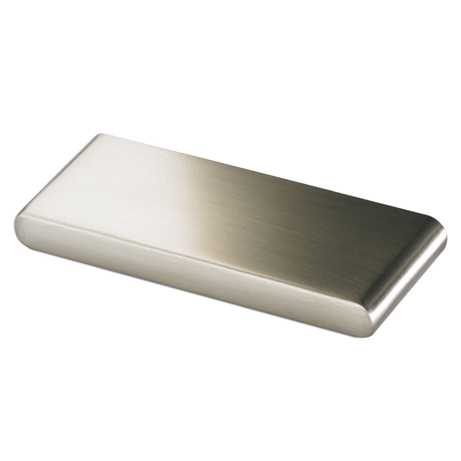 Poignée Fermo, entraxe de perçages 32 / 64 mm, L 74 mm, B 7 mm, H 27 mm, aspect inox brossé