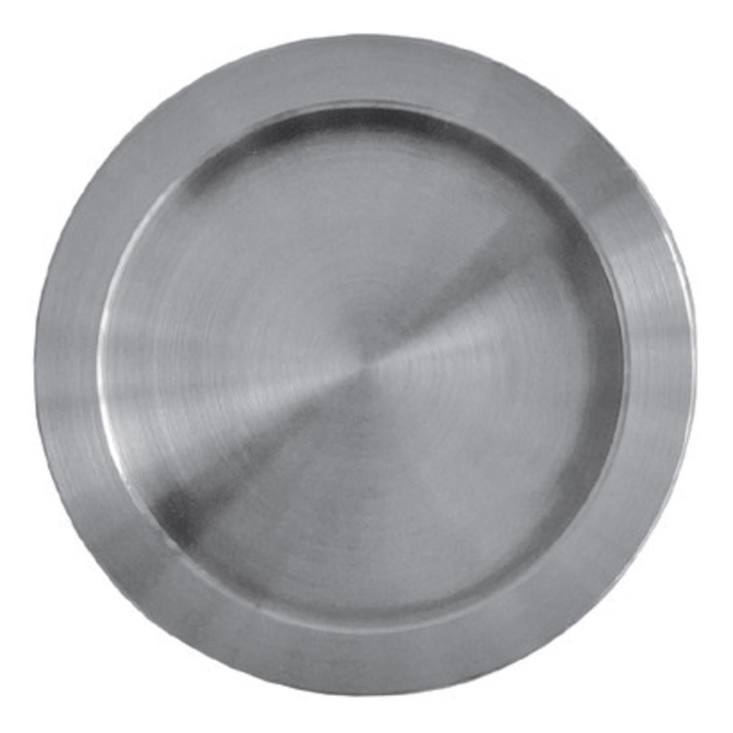 Inbouwkomgreep rond d. 64.5 rvs