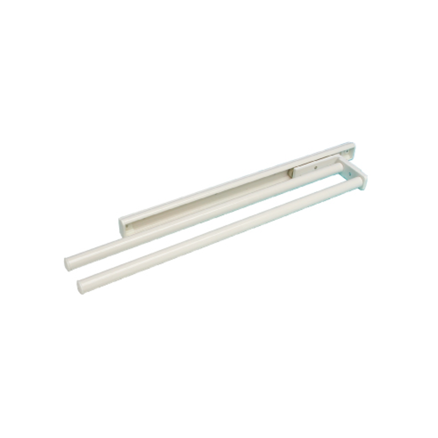 Porte-serviette 438 mm alu anodisé 2 bras  