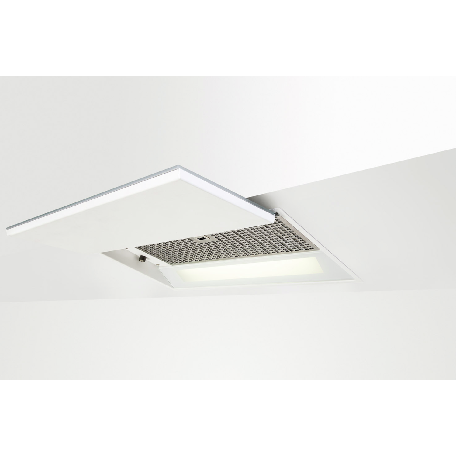 Novy Fusion 60 cm blanc hotte téléscopique 